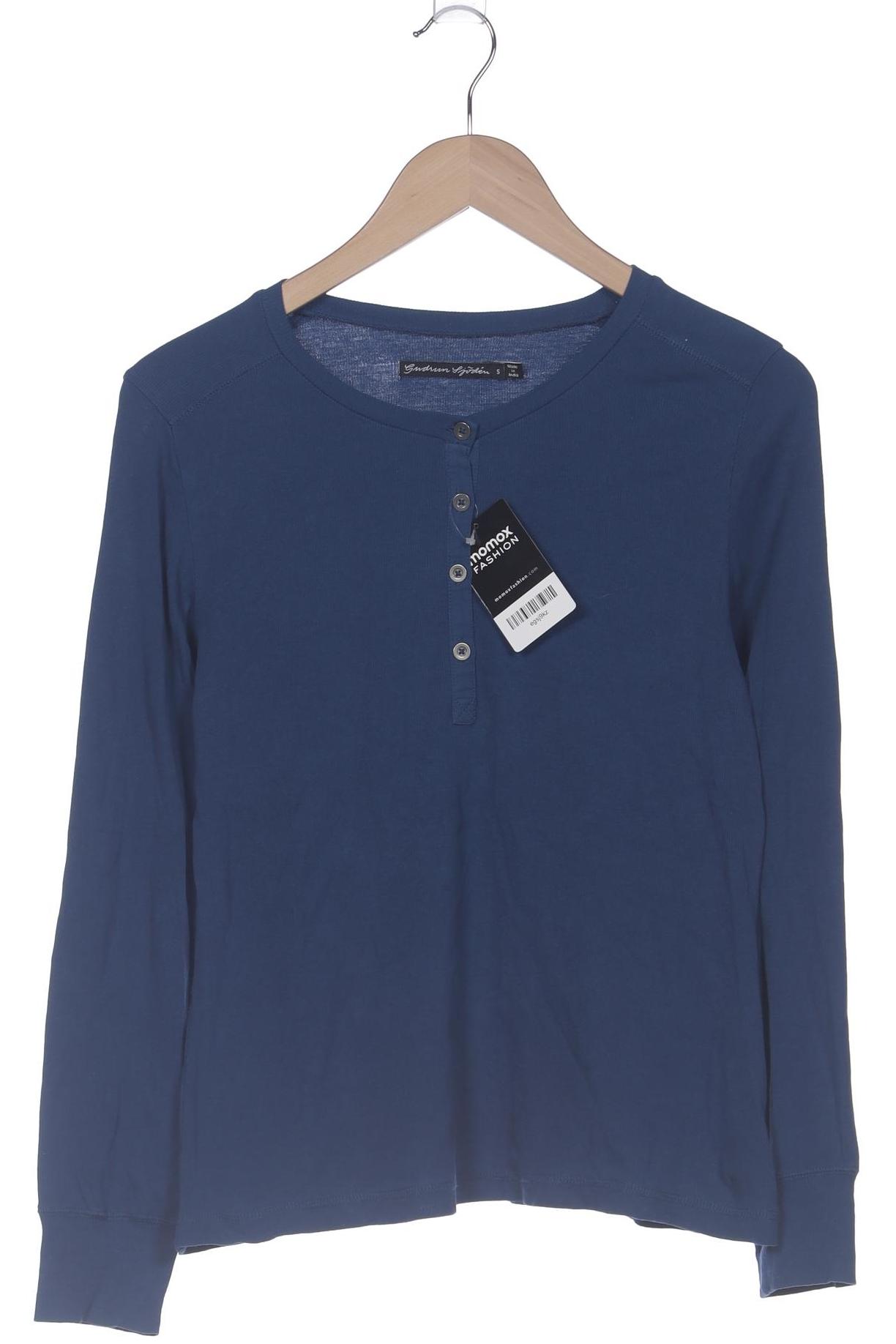 

Gudrun Sjödén Damen Langarmshirt, blau, Gr. 36