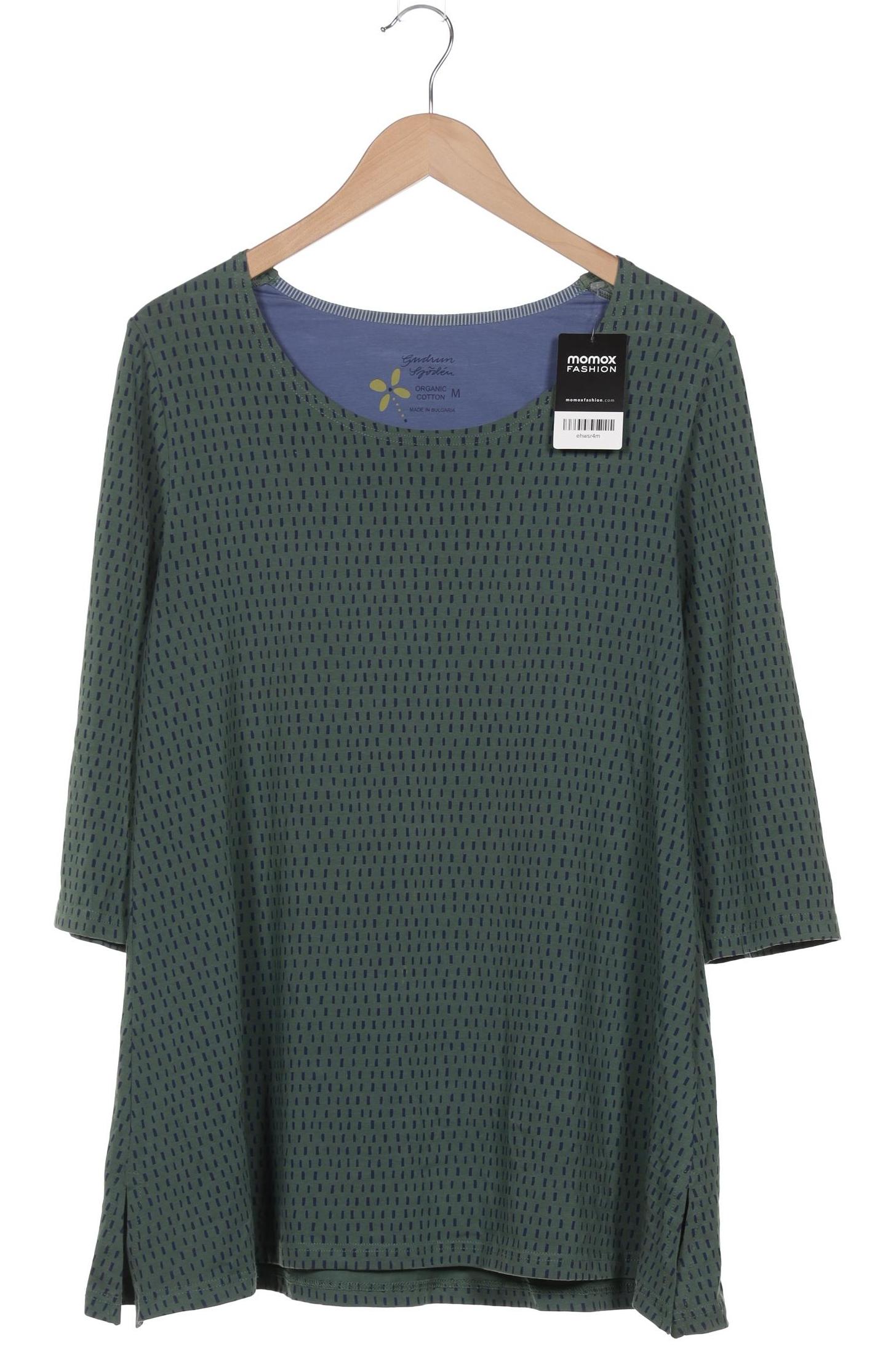 

Gudrun Sjödén Damen Langarmshirt, grün, Gr. 38
