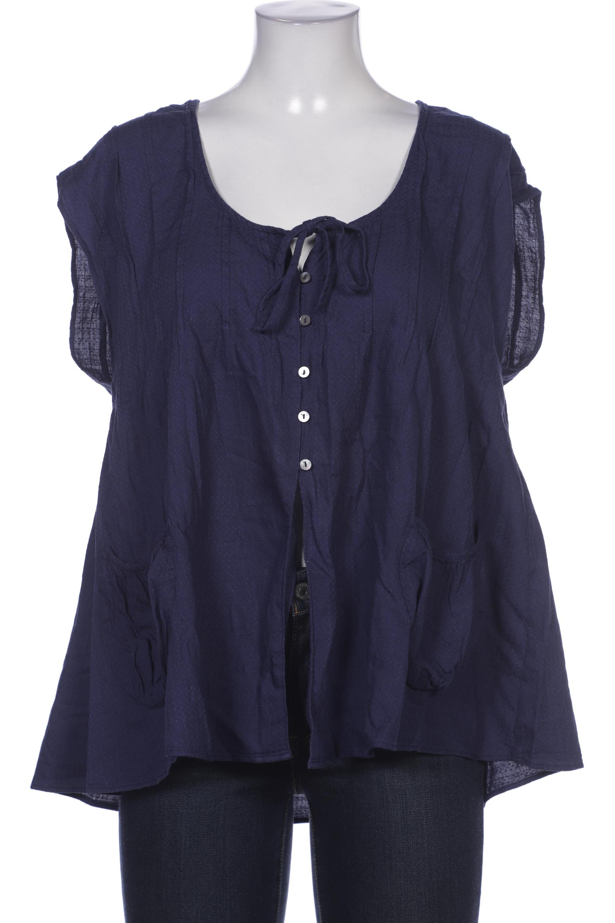 

Gudrun Sjödén Damen Bluse, marineblau, Gr. 36