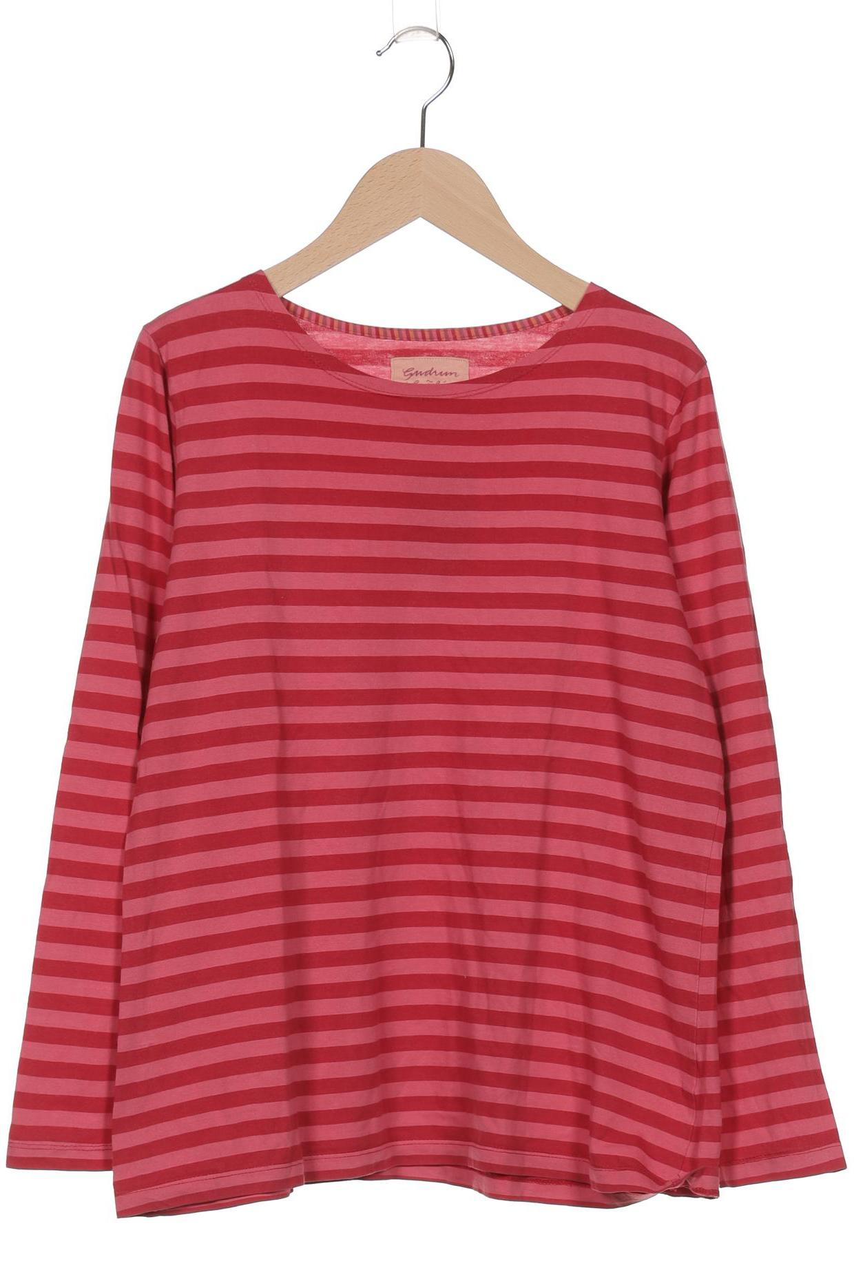 

Gudrun Sjödén Damen Langarmshirt, bordeaux, Gr. 36