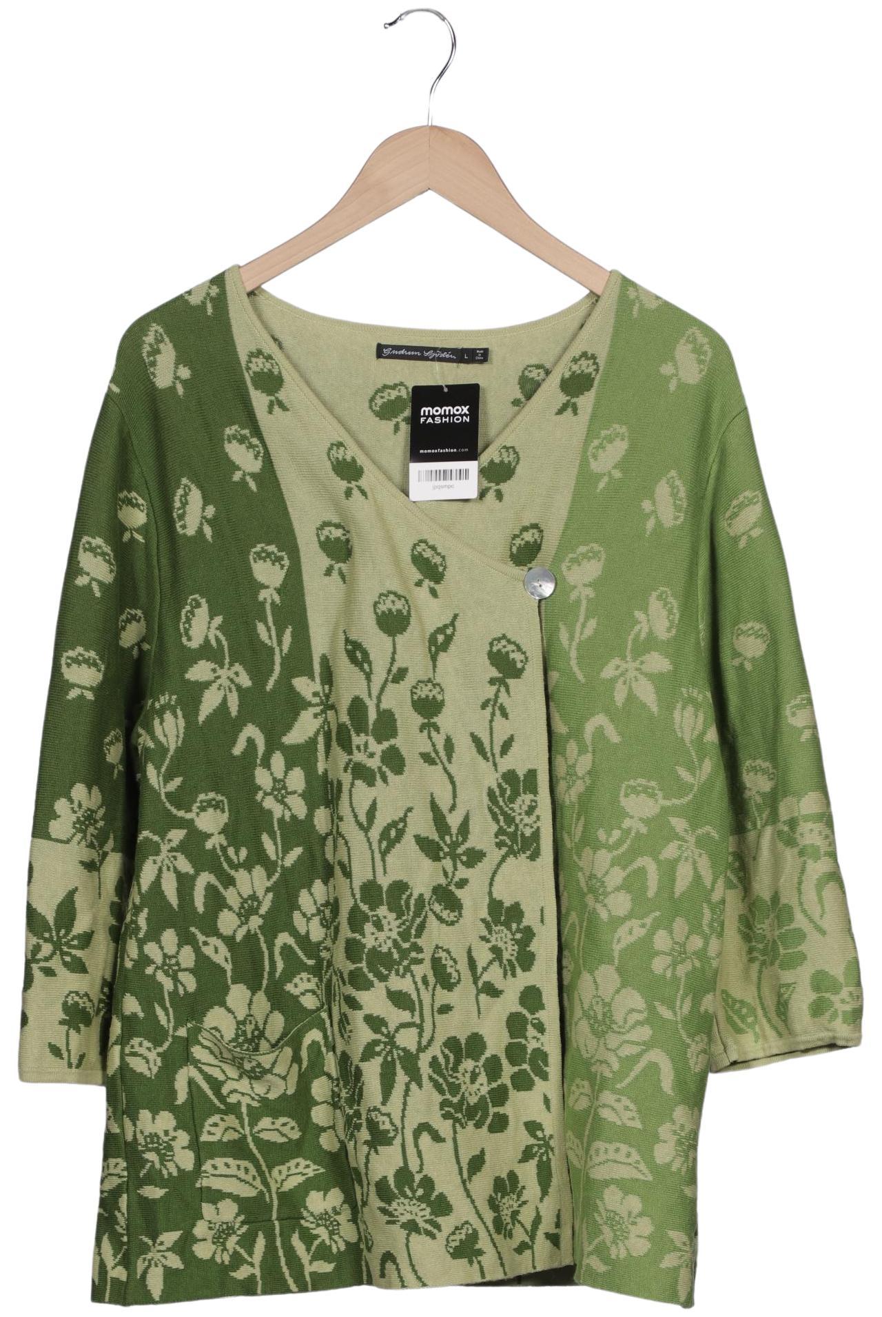 

Gudrun Sjödén Damen Strickjacke, grün, Gr. 42