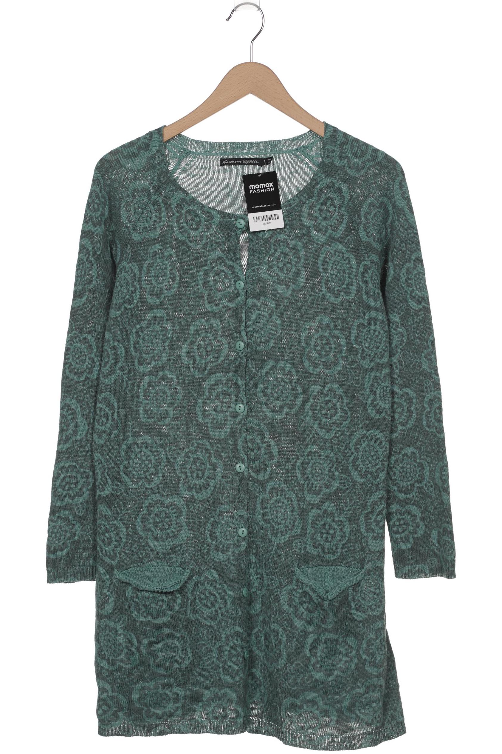 

Gudrun Sjödén Damen Strickjacke, türkis, Gr. 36