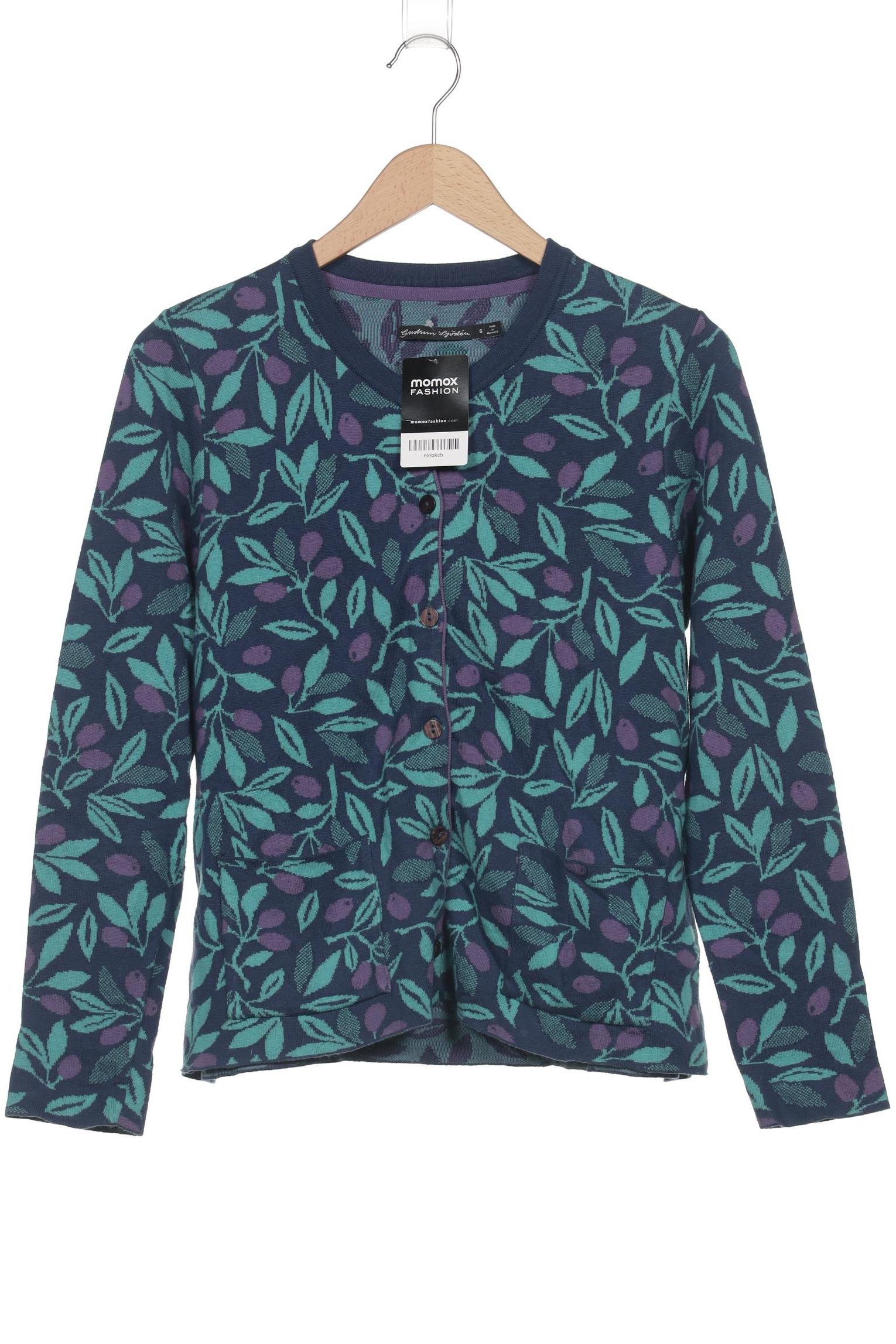 

Gudrun Sjödén Damen Strickjacke, blau, Gr. 36
