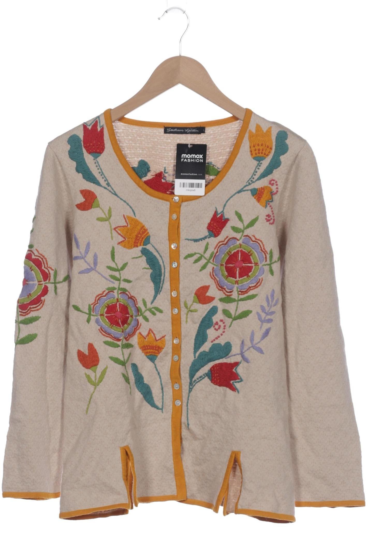 

Gudrun Sjödén Damen Strickjacke, beige, Gr. 42