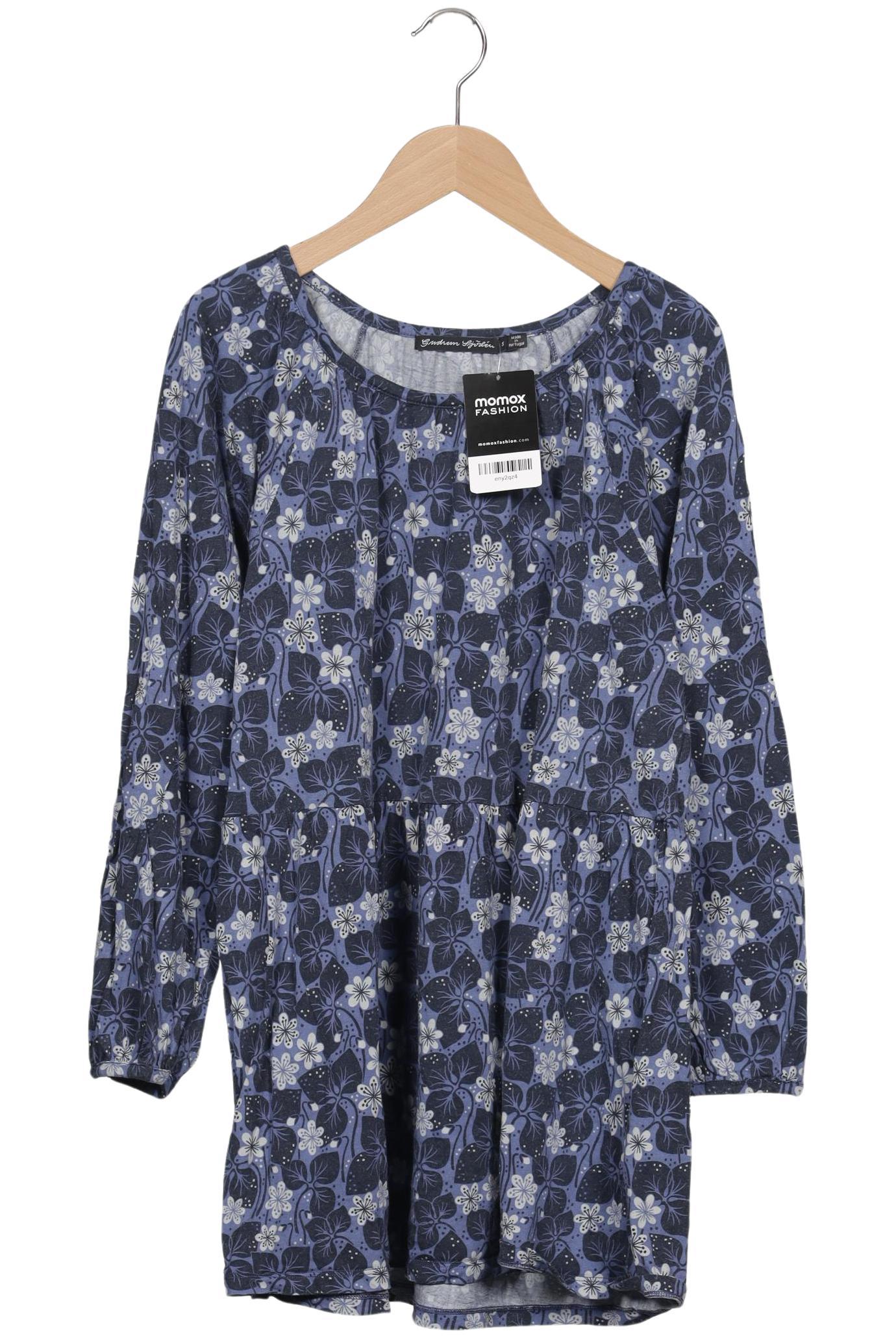 

Gudrun Sjödén Damen Langarmshirt, marineblau, Gr. 36