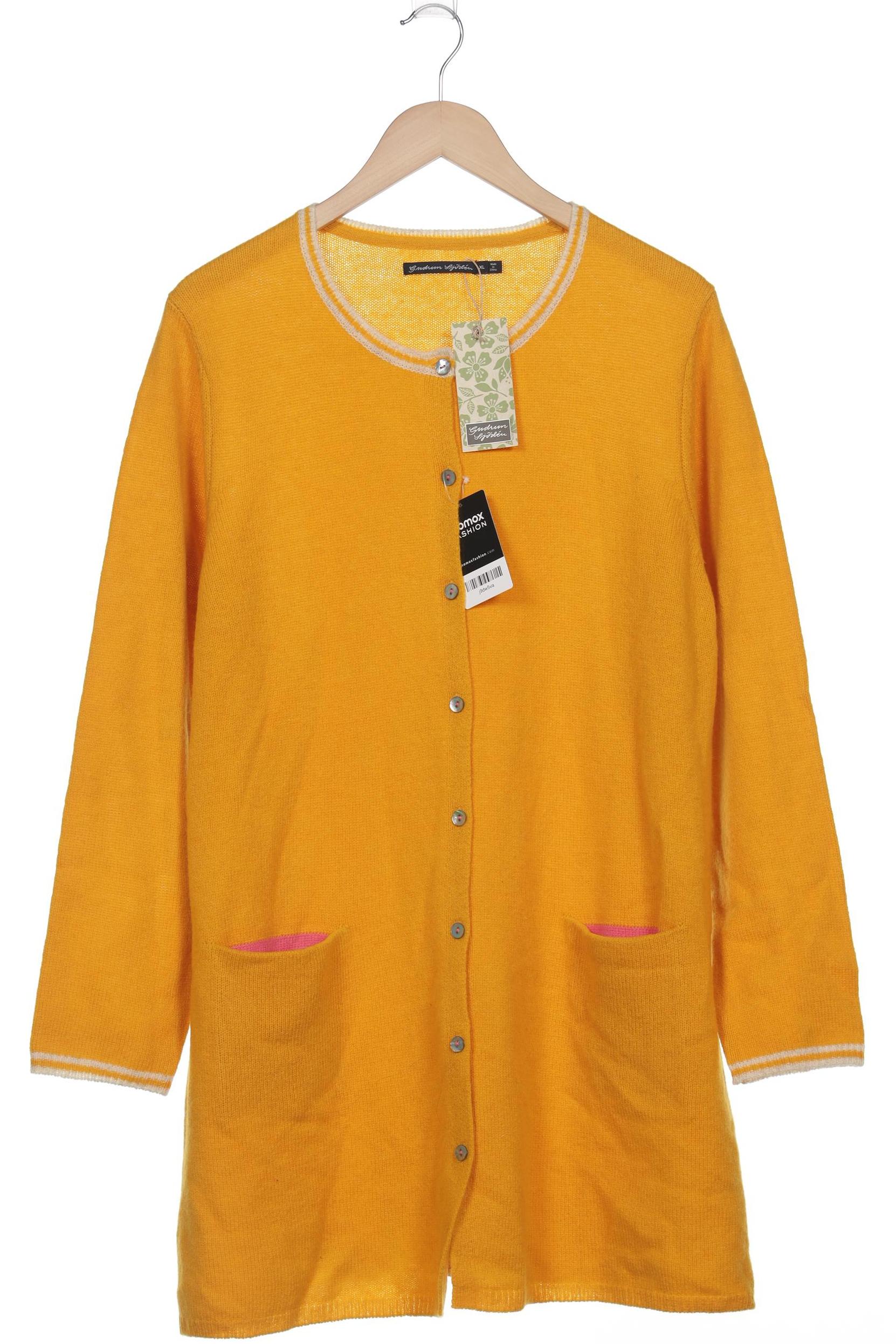 

Gudrun Sjödén Damen Strickjacke, gelb, Gr. 44