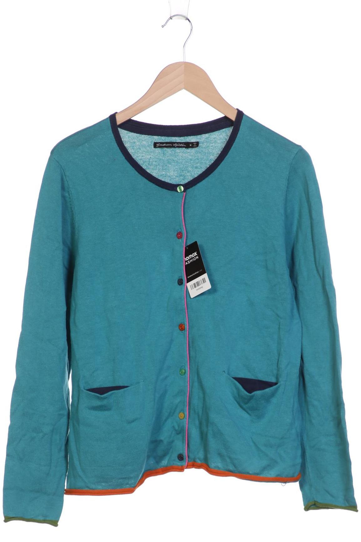 

Gudrun Sjödén Damen Strickjacke, blau, Gr. 38