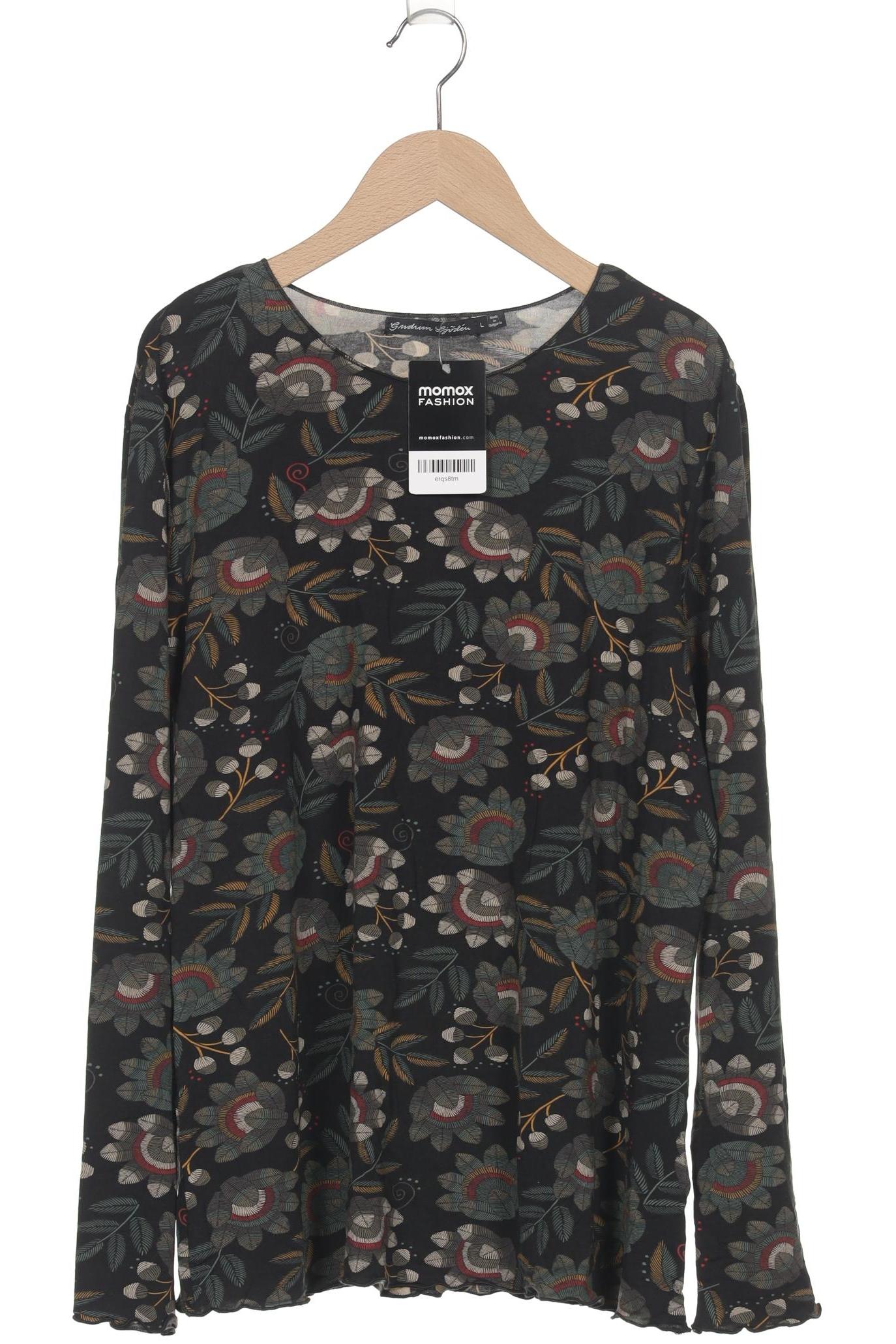 

Gudrun Sjödén Damen Langarmshirt, schwarz, Gr. 42