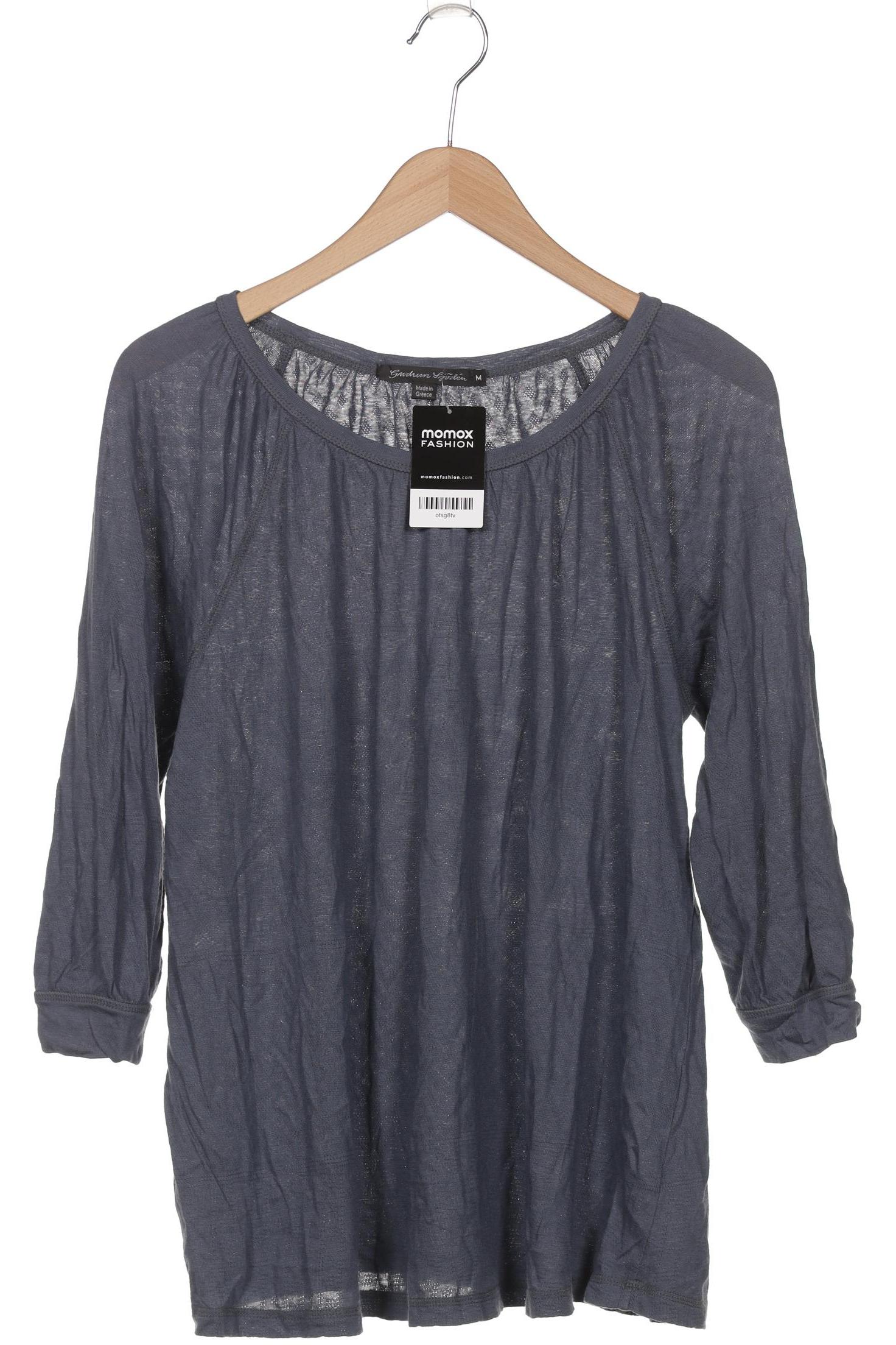 

Gudrun Sjödén Damen Langarmshirt, marineblau, Gr. 38