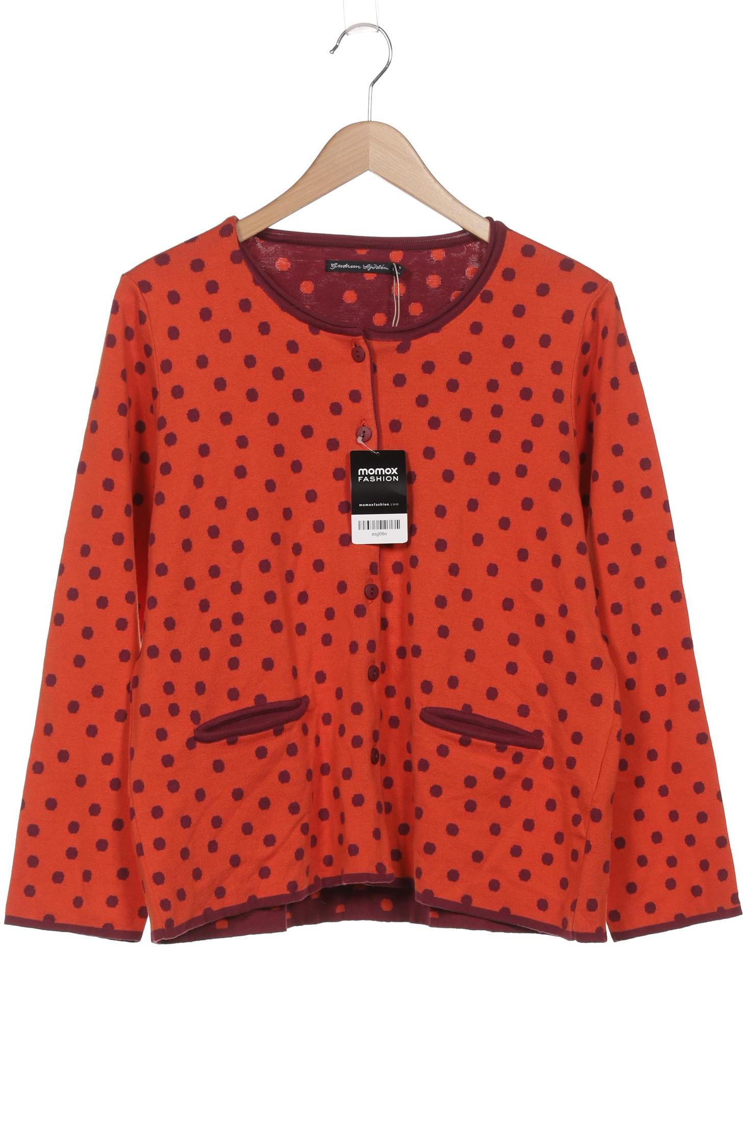 

Gudrun Sjödén Damen Strickjacke, orange, Gr. 38
