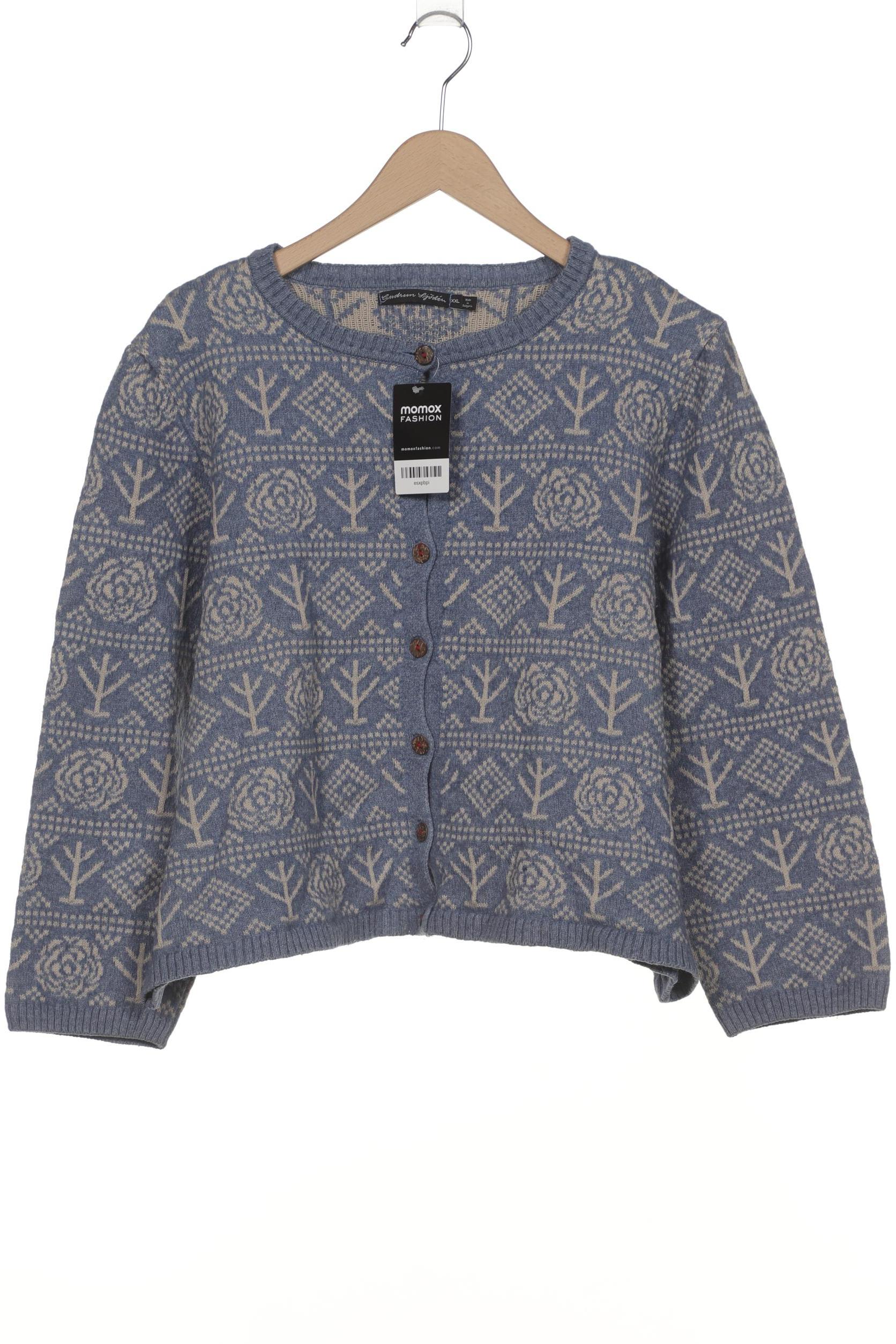 

Gudrun Sjödén Damen Strickjacke, blau, Gr. 46