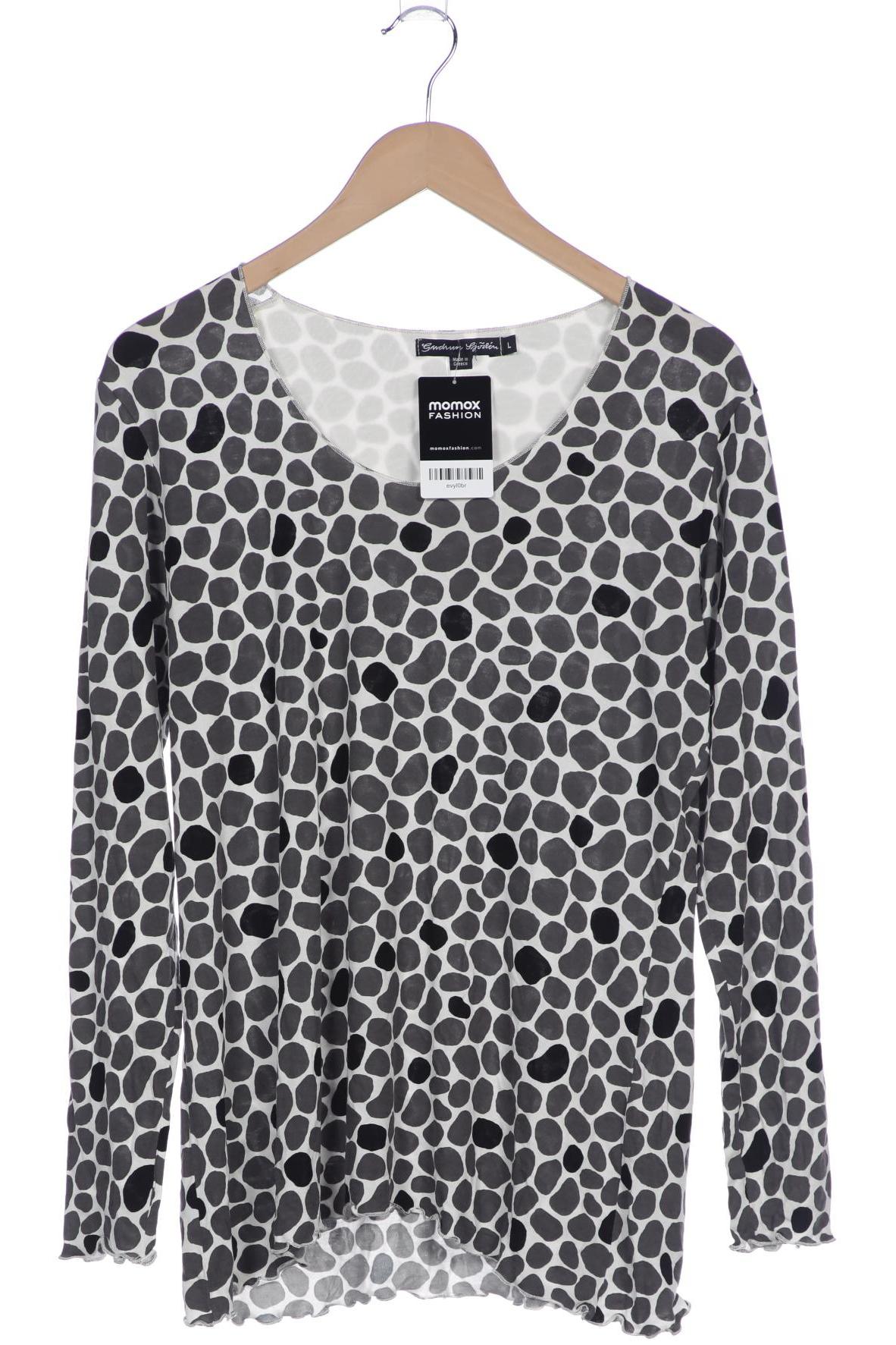 

Gudrun Sjödén Damen Langarmshirt, grau, Gr. 42