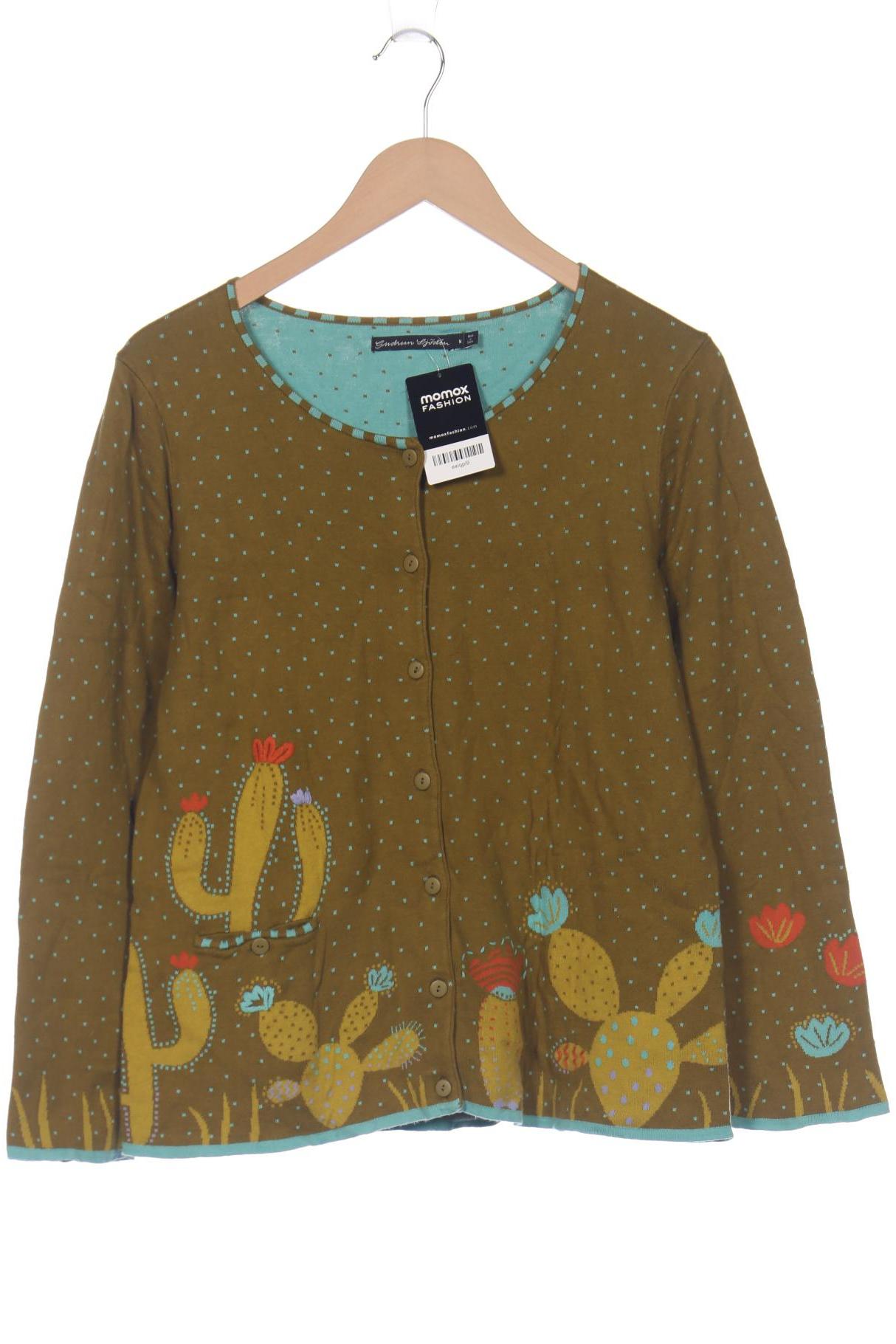 

Gudrun Sjödén Damen Strickjacke, grün, Gr. 38