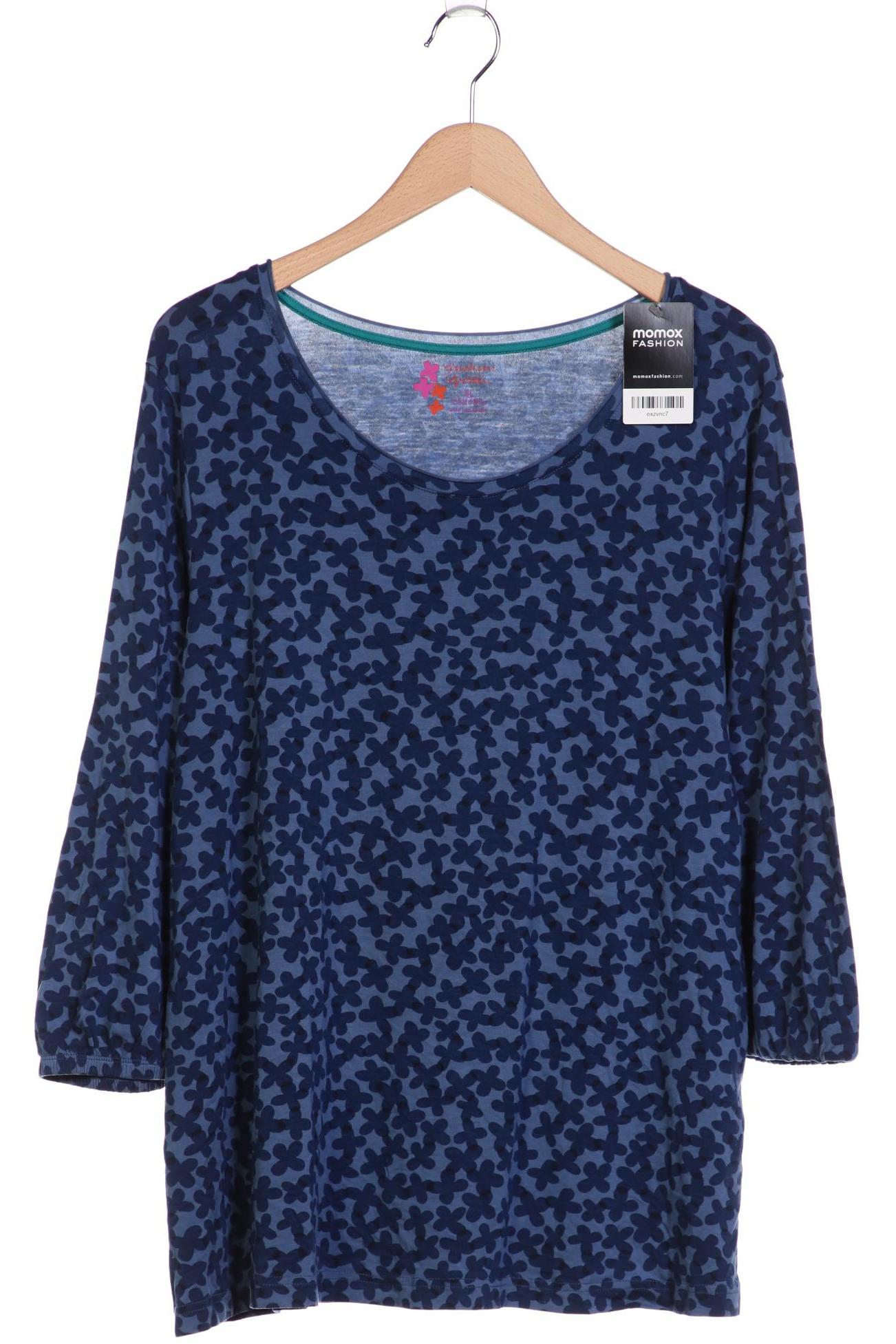 

Gudrun Sjödén Damen Langarmshirt, blau, Gr. 44
