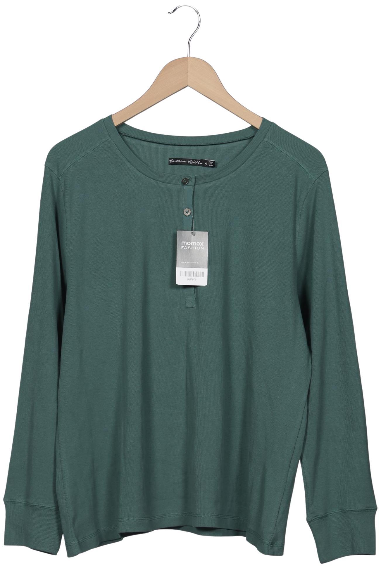 

Gudrun Sjödén Damen Langarmshirt, grün, Gr. 44
