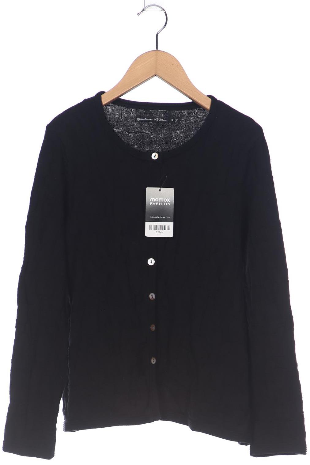 

Gudrun Sjödén Damen Strickjacke, schwarz, Gr. 36