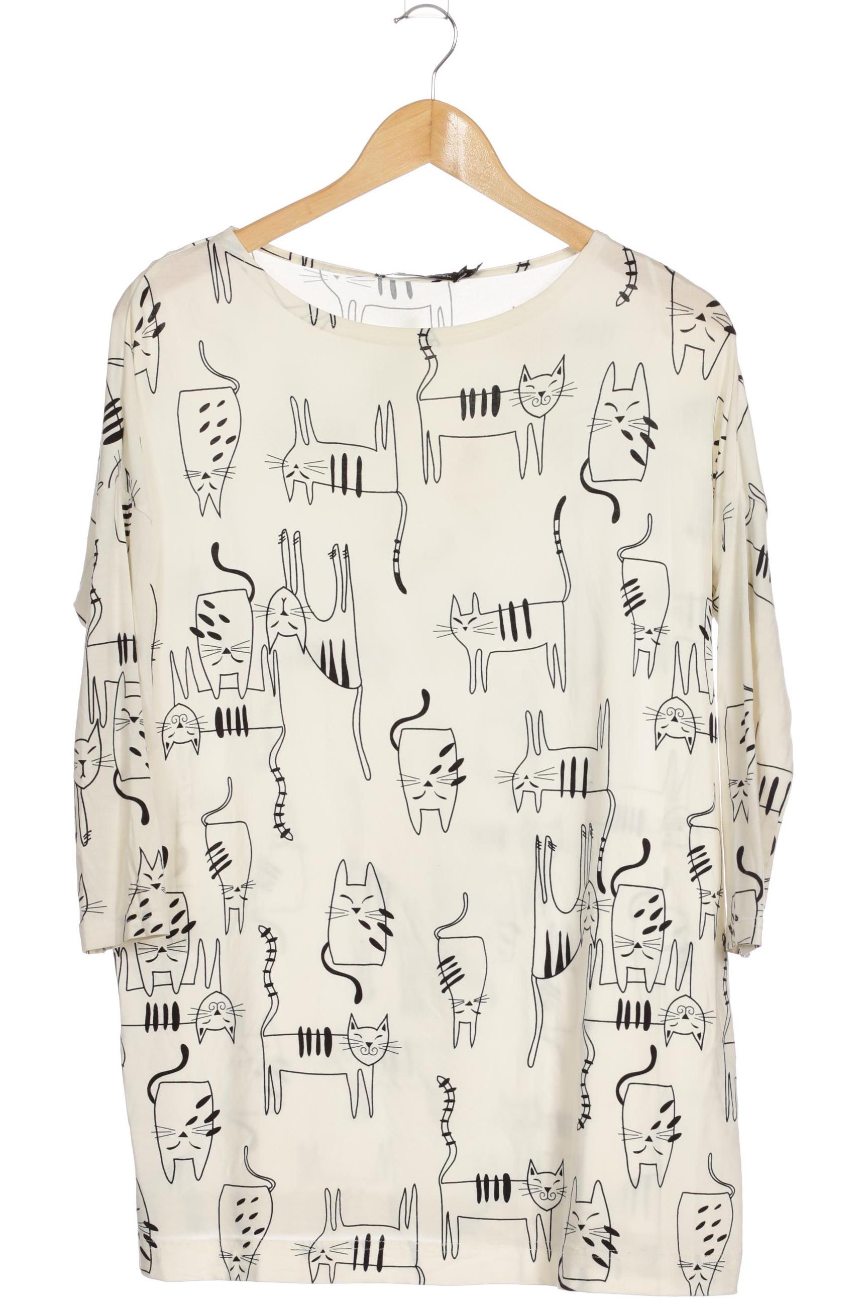 

Gudrun Sjödén Damen Langarmshirt, weiß, Gr.
