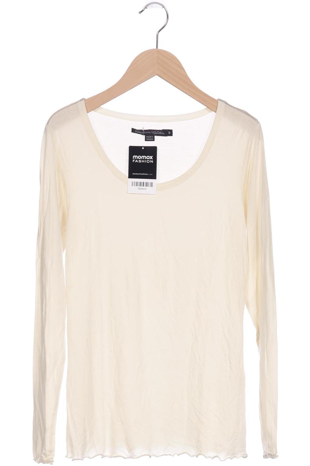 

Gudrun Sjödén Damen Langarmshirt, cremeweiß, Gr. 36
