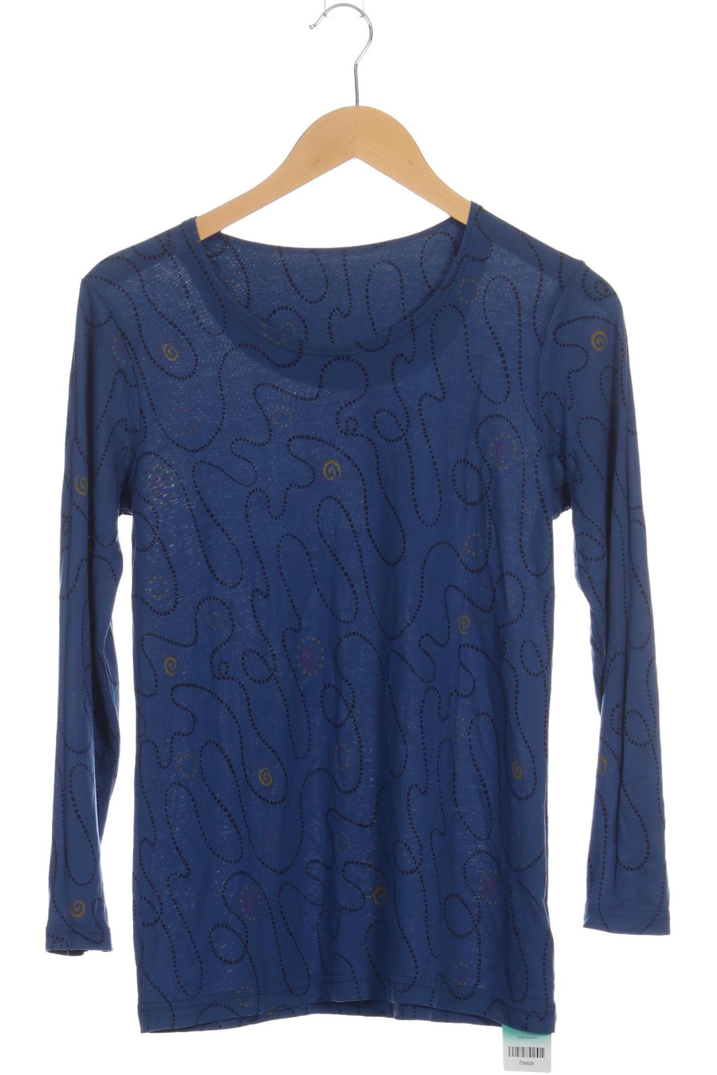 

Gudrun Sjödén Damen Langarmshirt, blau, Gr. 38