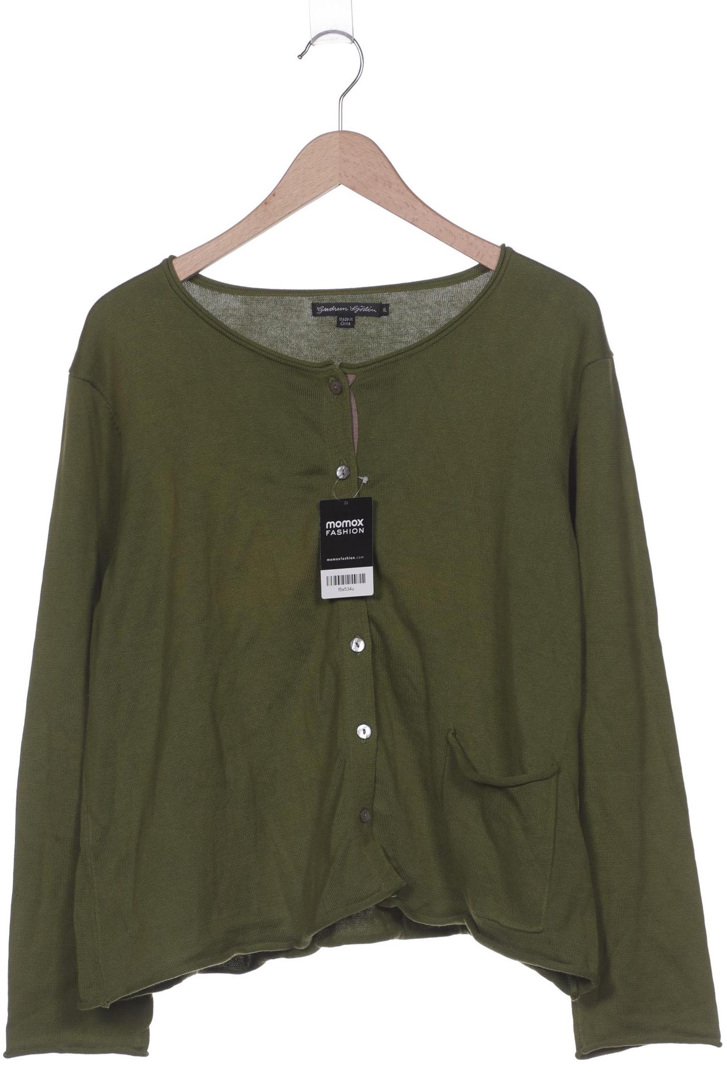 

Gudrun Sjödén Damen Strickjacke, grün, Gr. 44
