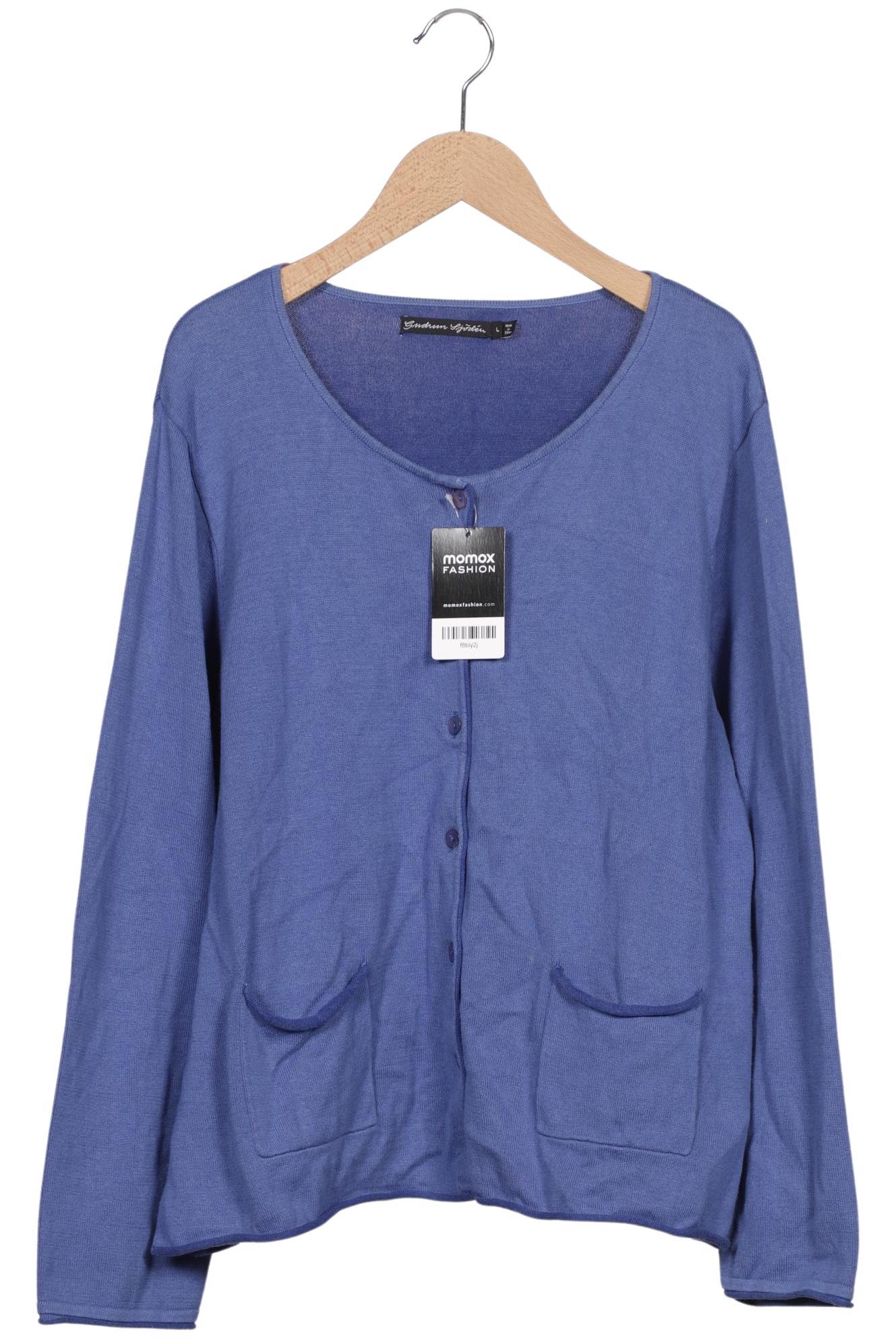 

Gudrun Sjödén Damen Strickjacke, blau, Gr. 42