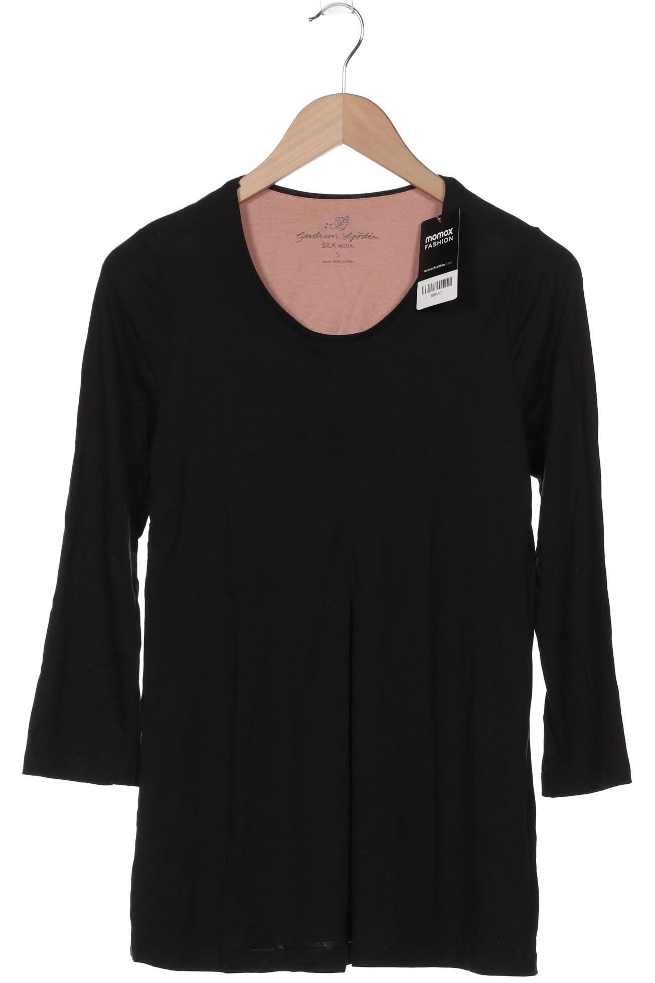 

Gudrun Sjödén Damen Langarmshirt, schwarz, Gr. 36