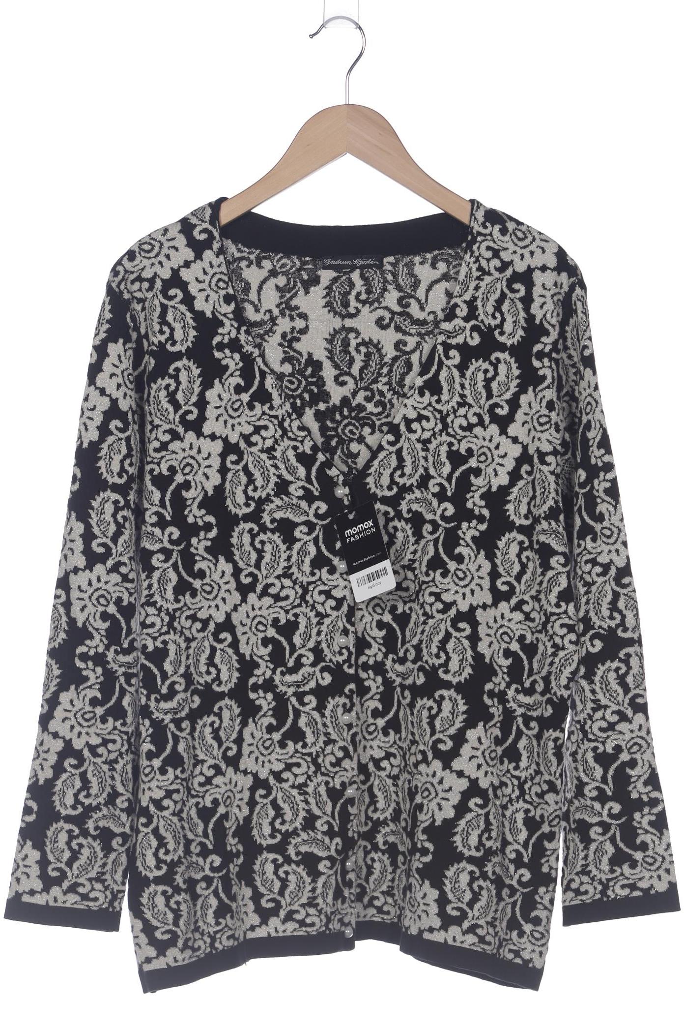 

Gudrun Sjödén Damen Strickjacke, schwarz, Gr. 46