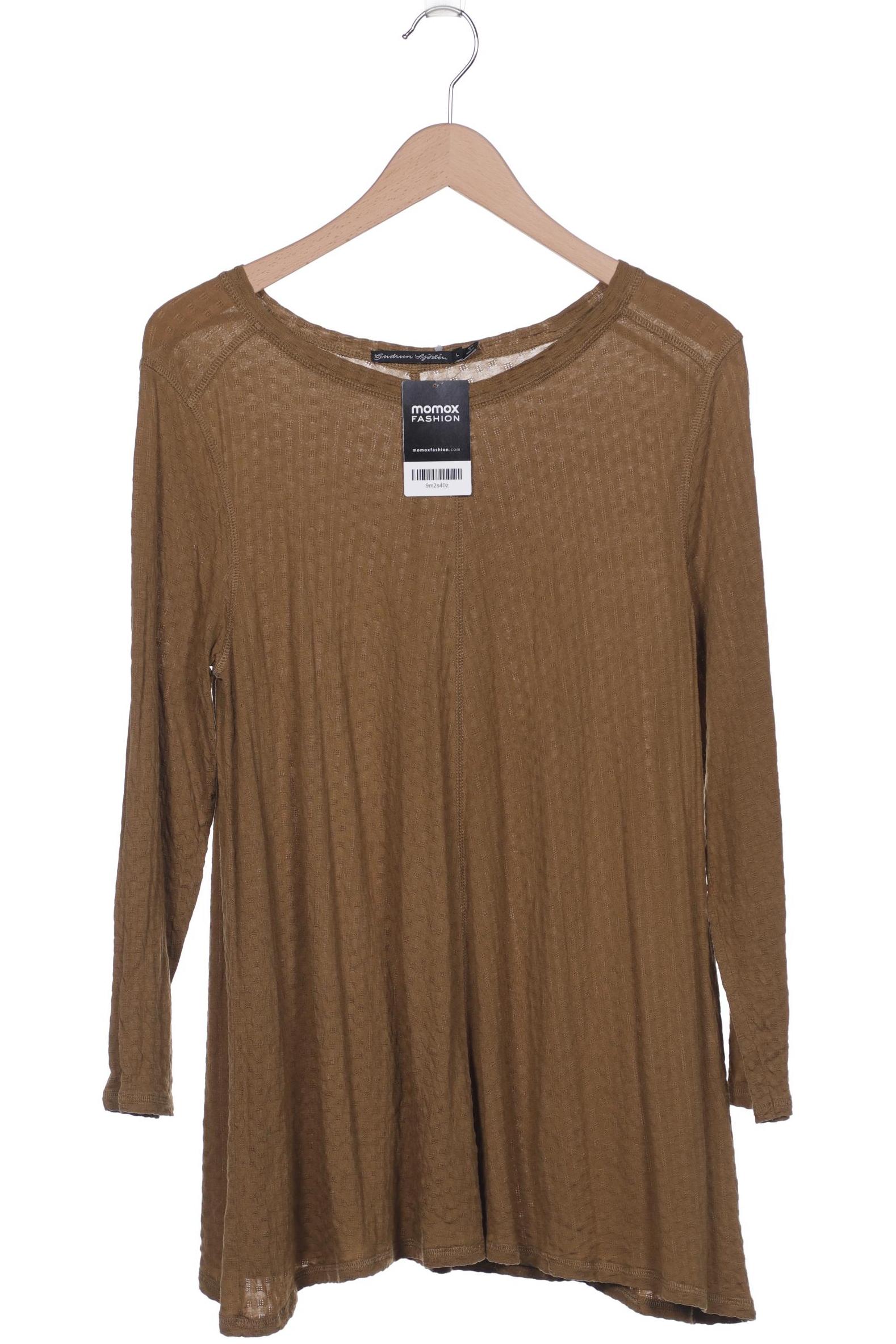 

Gudrun Sjöden Damen Langarmshirt, braun