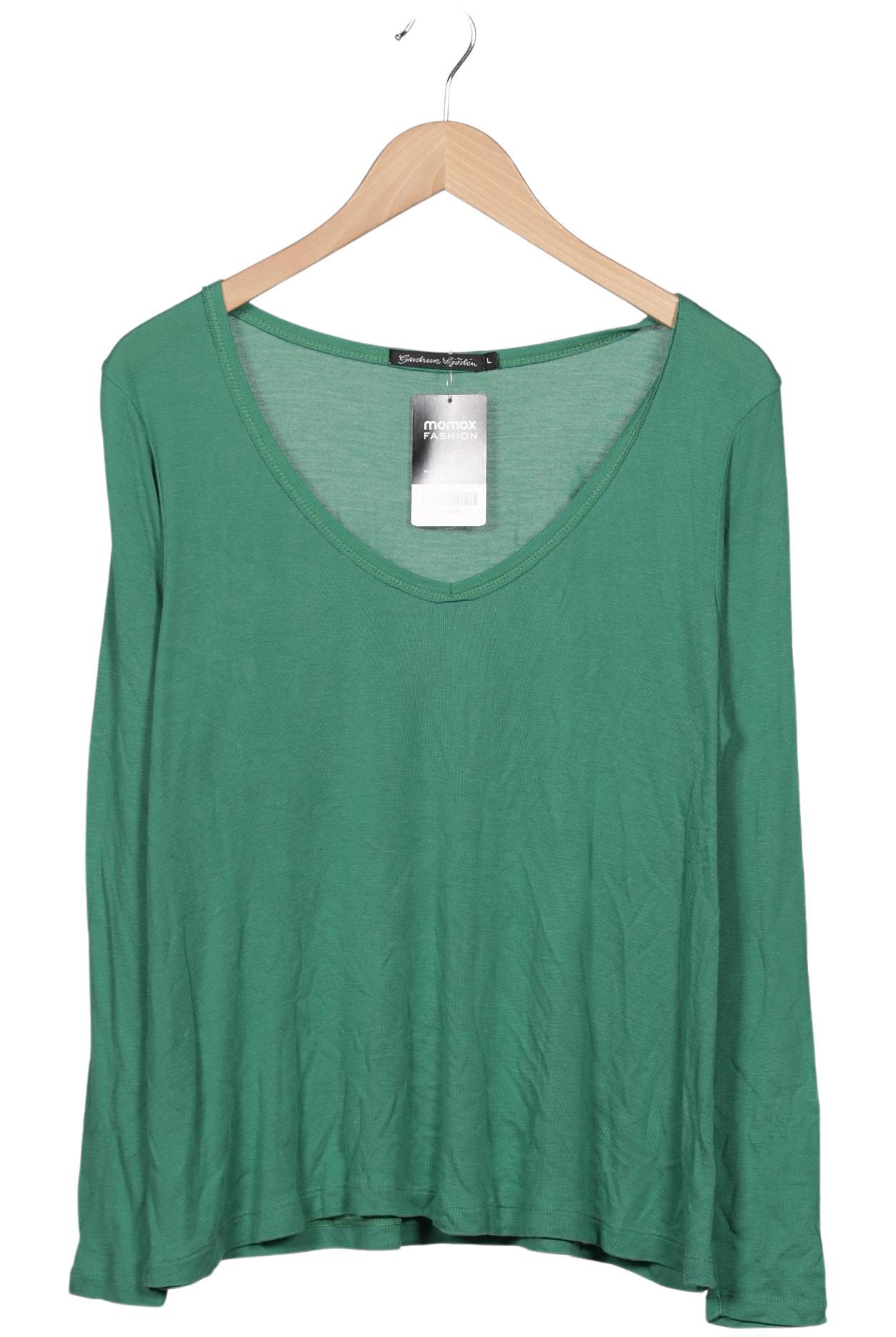 

Gudrun Sjödén Damen Langarmshirt, grün, Gr. 42