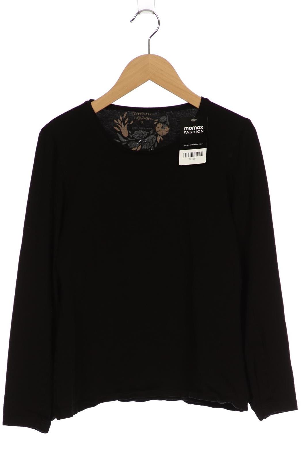 

Gudrun Sjödén Damen Langarmshirt, schwarz, Gr. 36