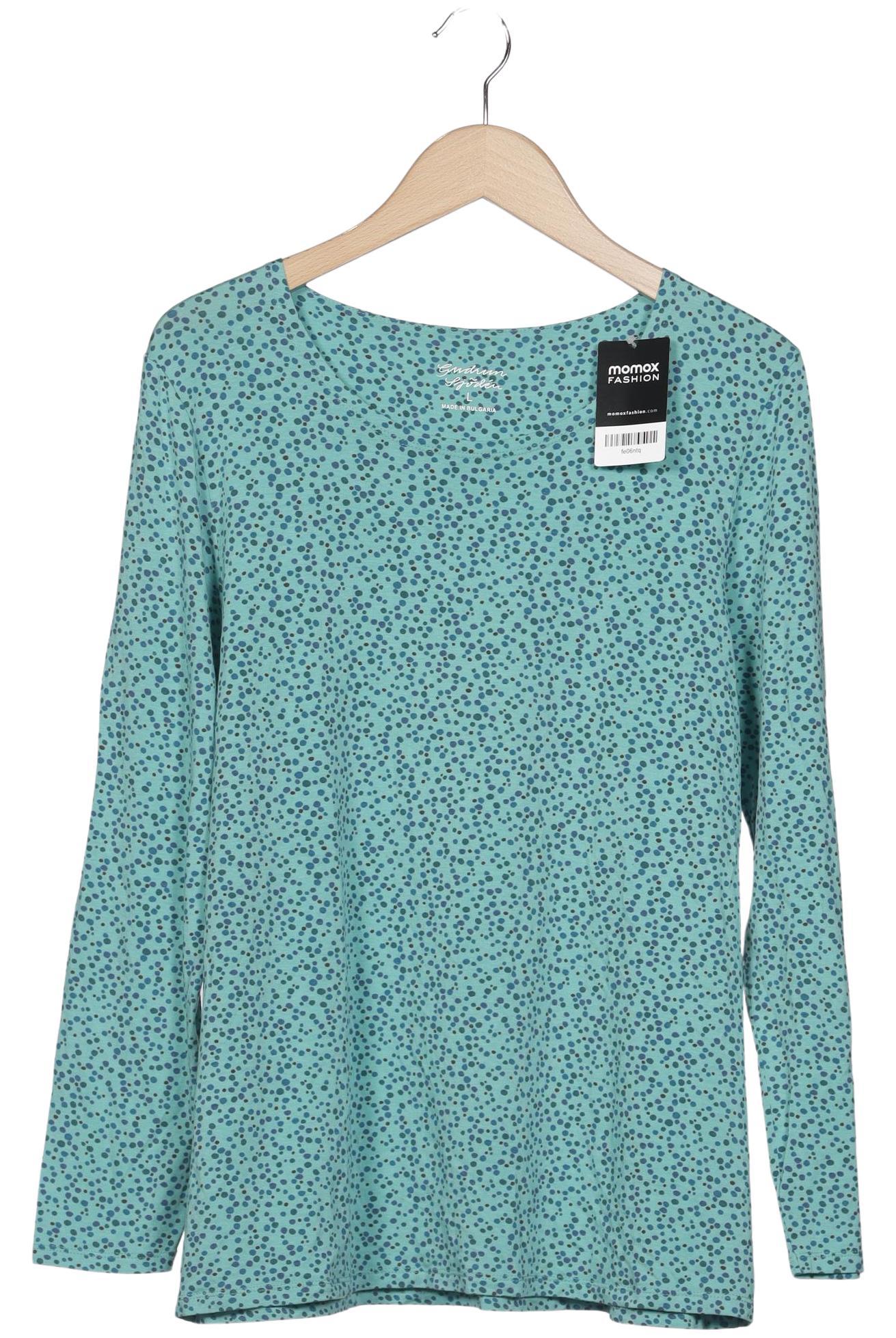 

Gudrun Sjödén Damen Langarmshirt, hellblau, Gr. 42