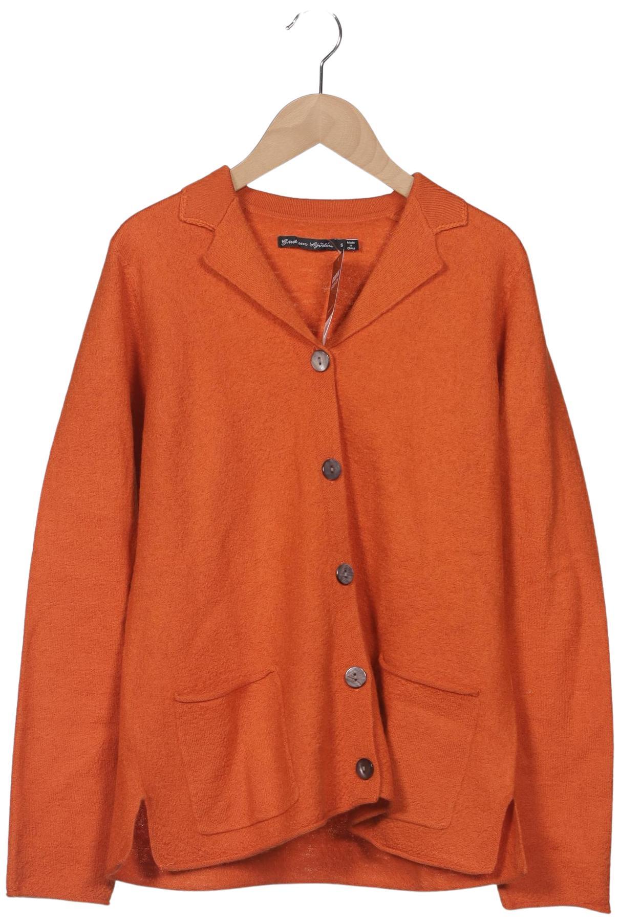 

Gudrun Sjödén Damen Strickjacke, orange, Gr. 36