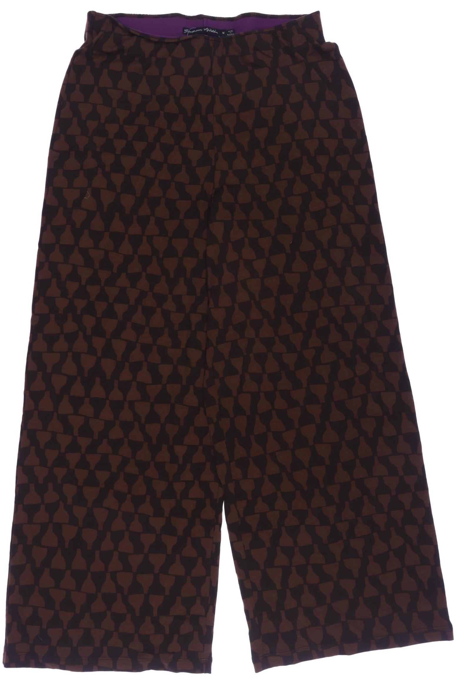 

Gudrun Sjödén Damen Stoffhose, braun, Gr. 0