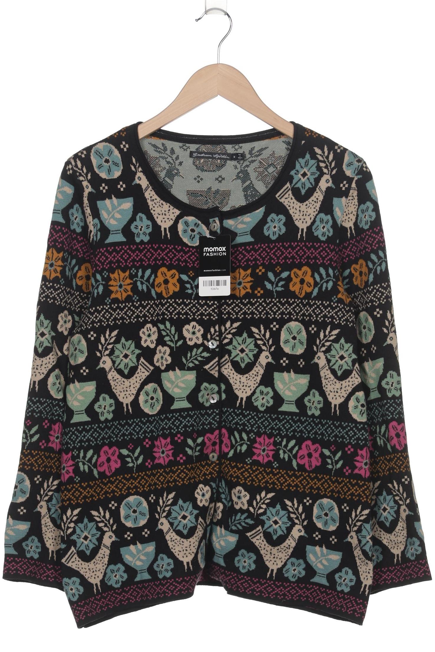 

Gudrun Sjödén Damen Strickjacke, schwarz, Gr. 38