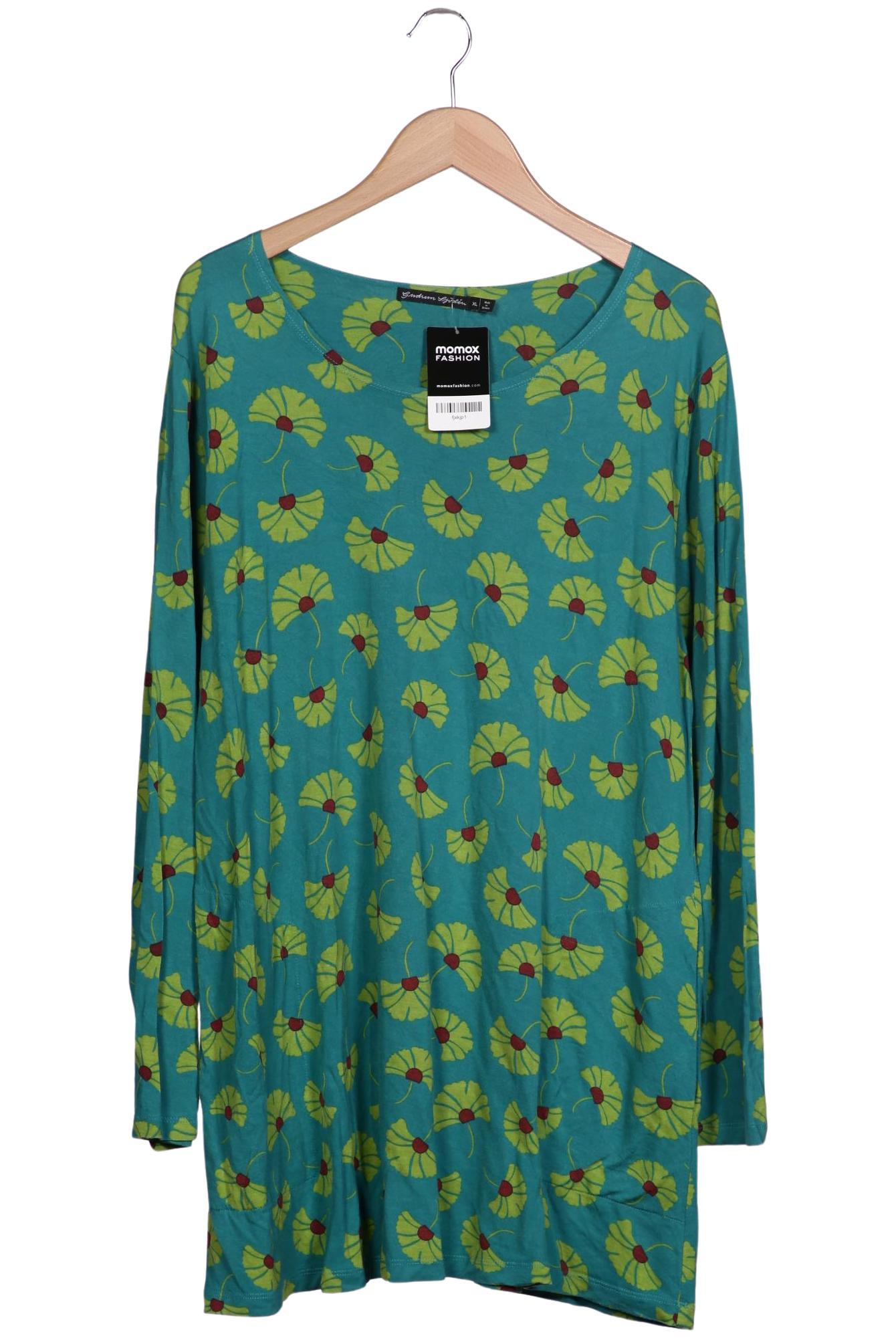 

Gudrun Sjödén Damen Langarmshirt, grün, Gr. 44