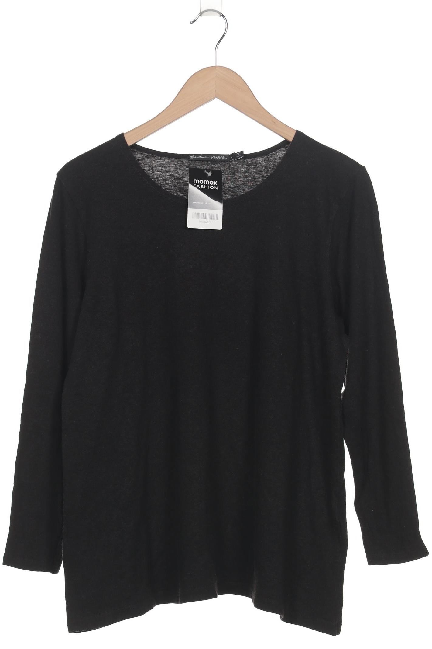 

Gudrun Sjödén Damen Langarmshirt, schwarz, Gr. 42