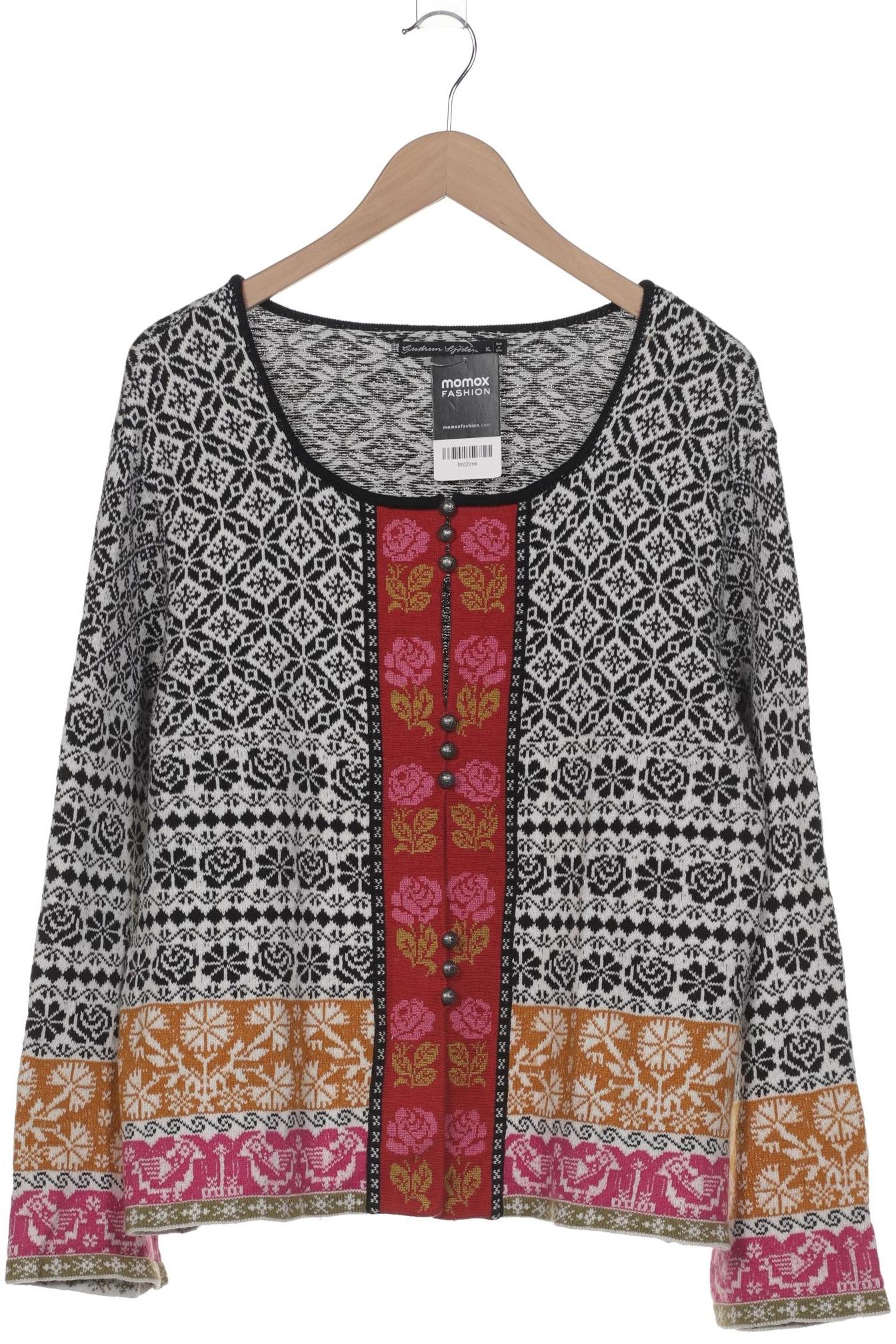 

Gudrun Sjödén Damen Strickjacke, schwarz, Gr. 44