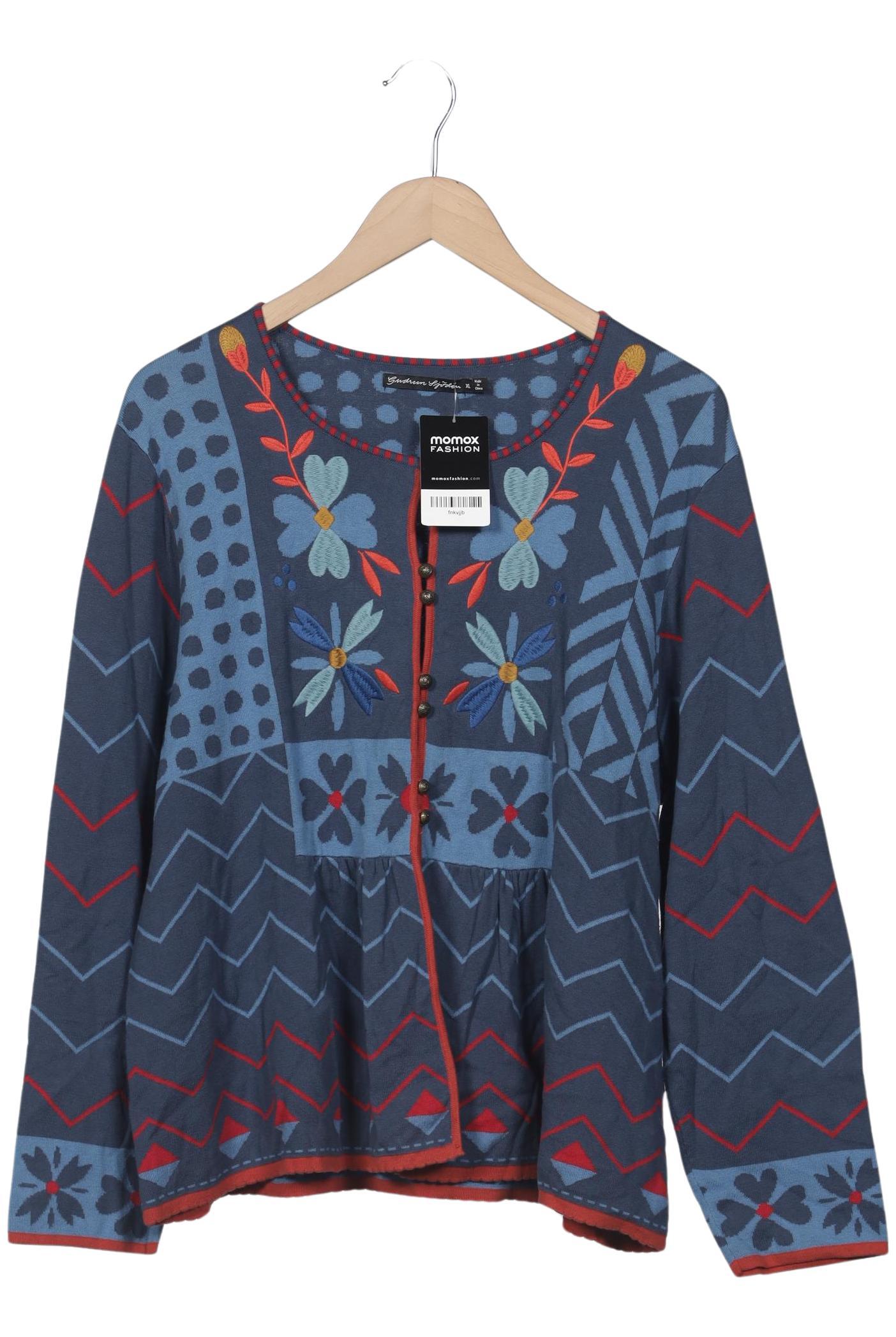 

Gudrun Sjödén Damen Strickjacke, blau, Gr. 44