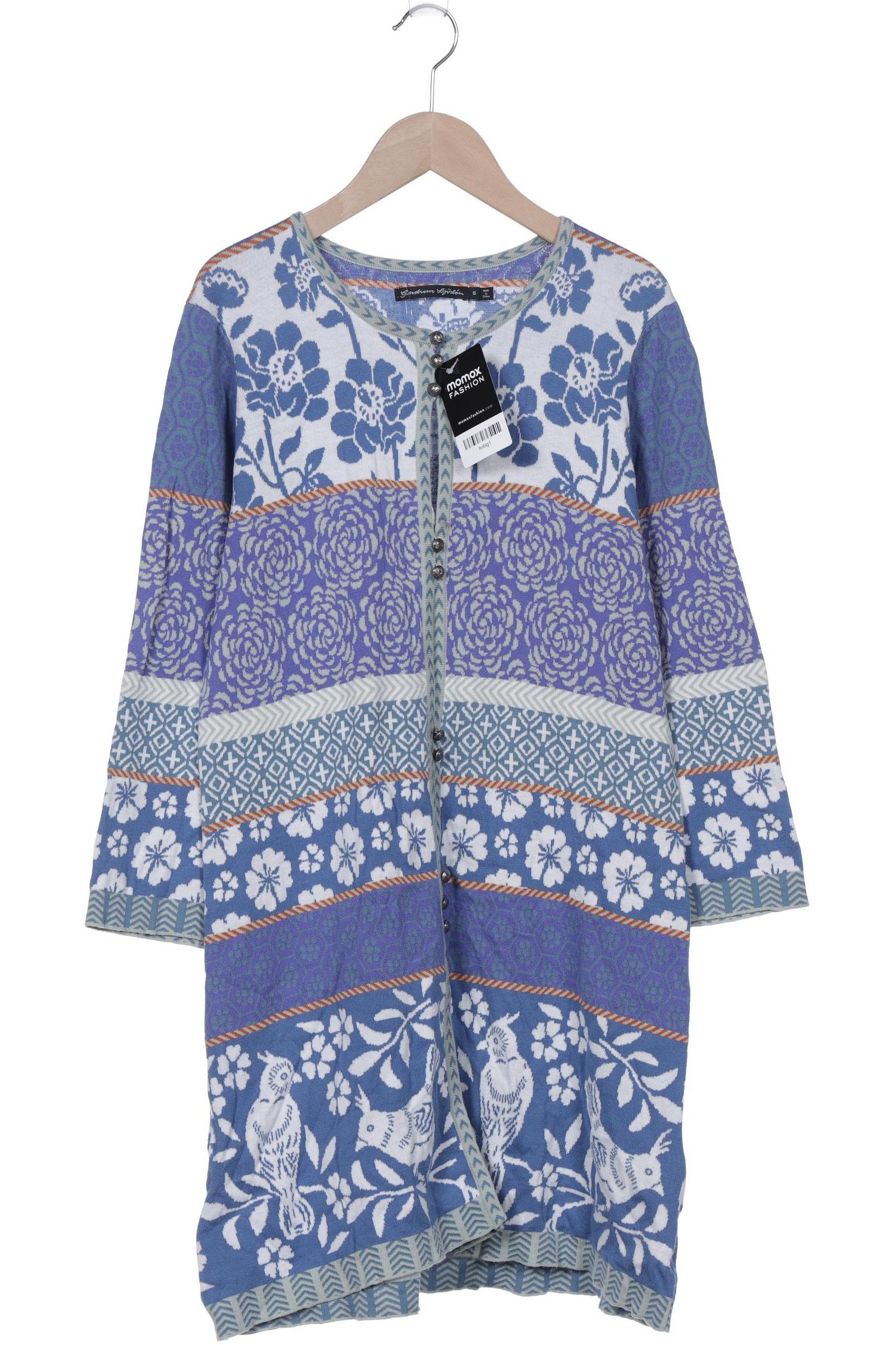 

Gudrun Sjödén Damen Strickjacke, blau, Gr. 36