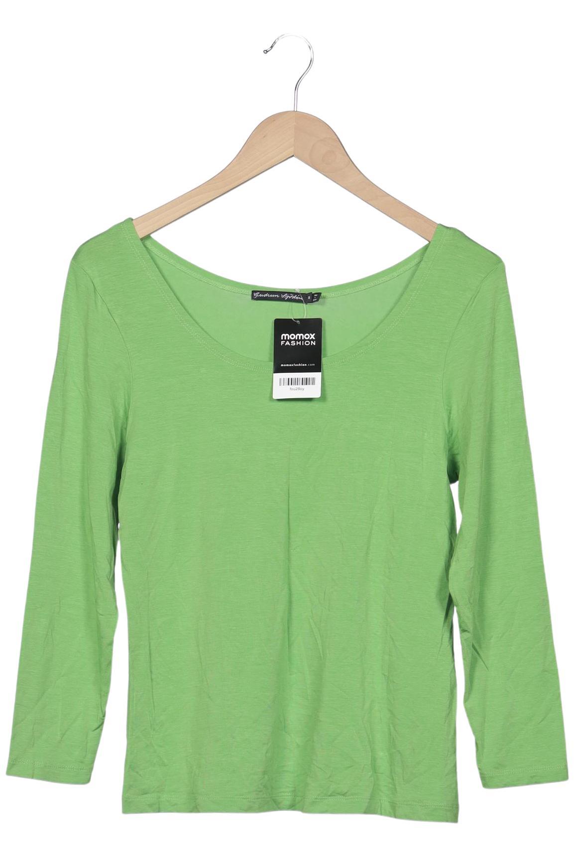

Gudrun Sjödén Damen Langarmshirt, grün, Gr. 38