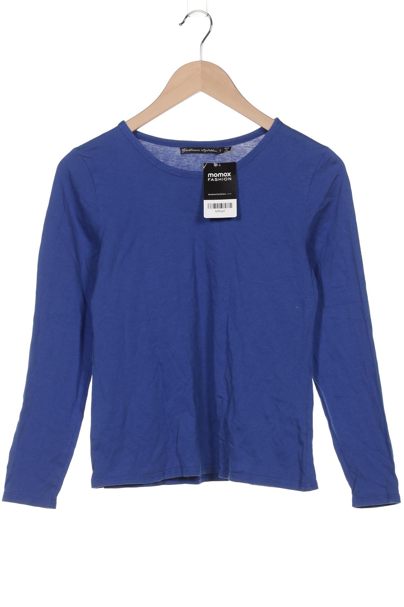 

Gudrun Sjödén Damen Langarmshirt, blau, Gr. 36