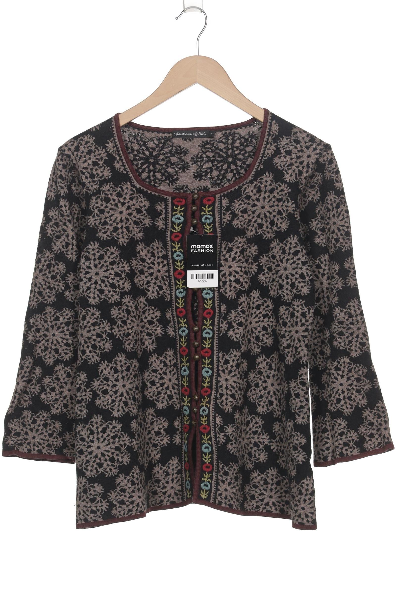 

Gudrun Sjödén Damen Strickjacke, schwarz, Gr. 36
