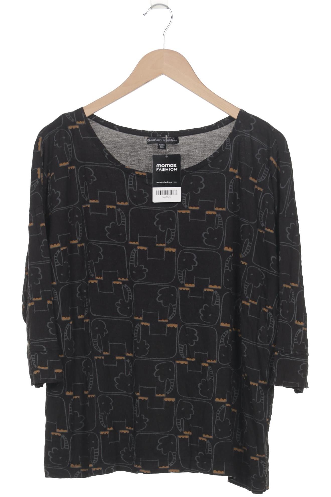 

Gudrun Sjödén Damen Langarmshirt, schwarz, Gr. 42