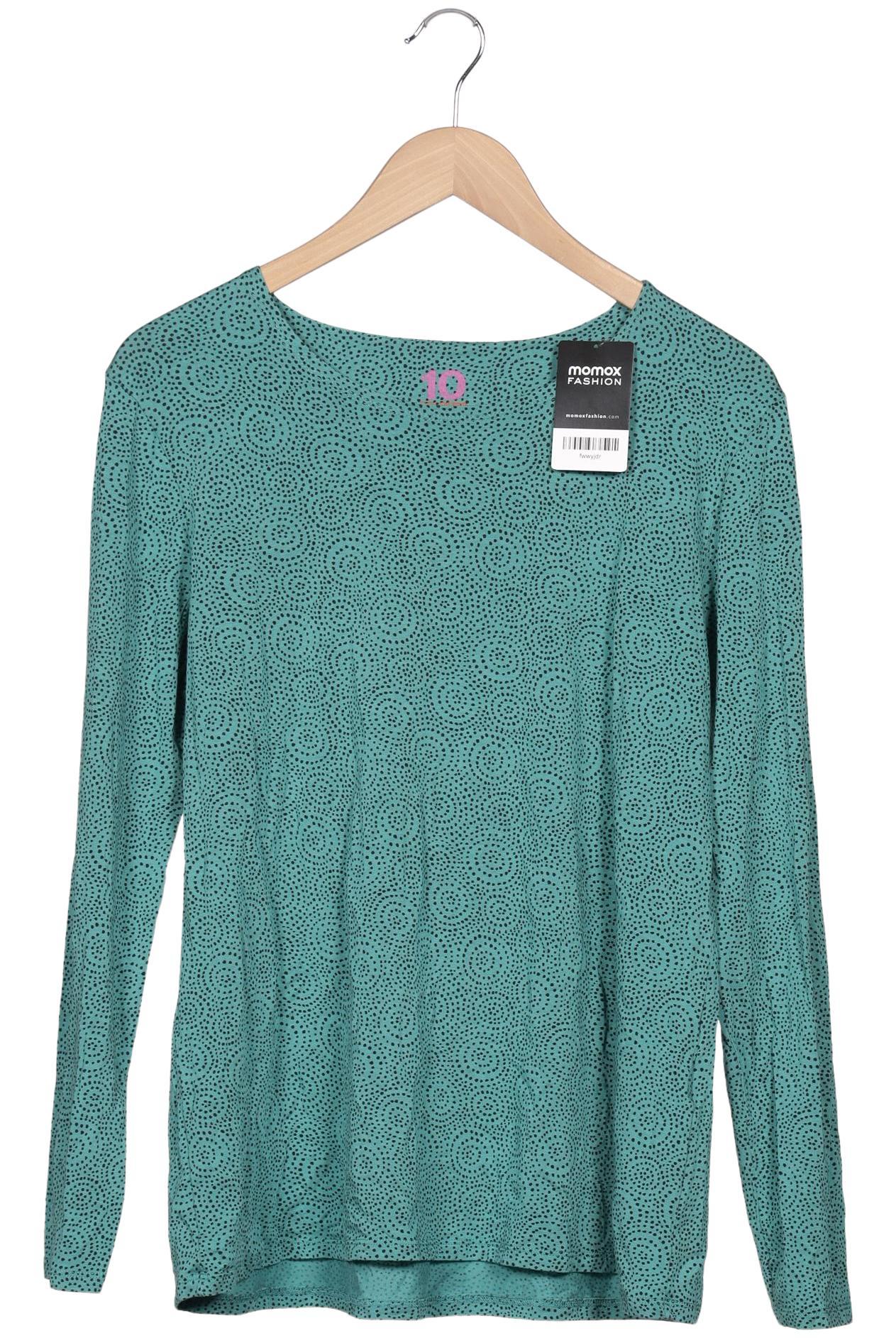 

Gudrun Sjödén Damen Langarmshirt, türkis, Gr. 42