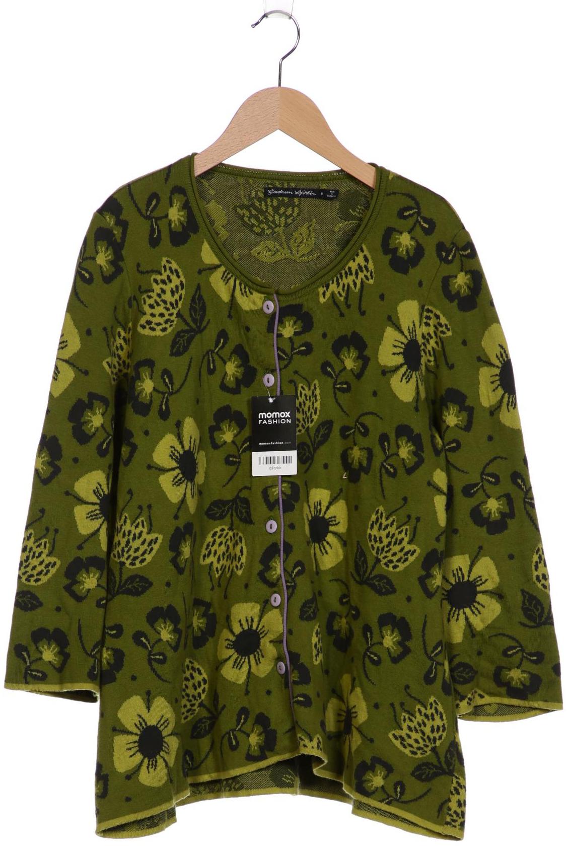 

Gudrun Sjödén Damen Strickjacke, grün, Gr. 38