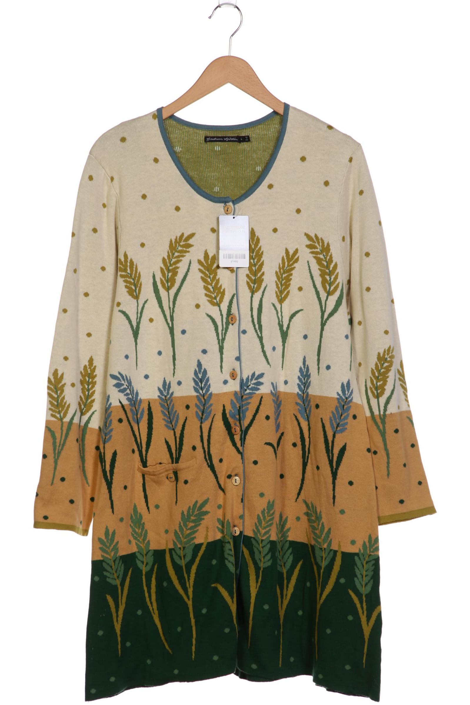 

Gudrun Sjödén Damen Strickjacke, beige, Gr. 42