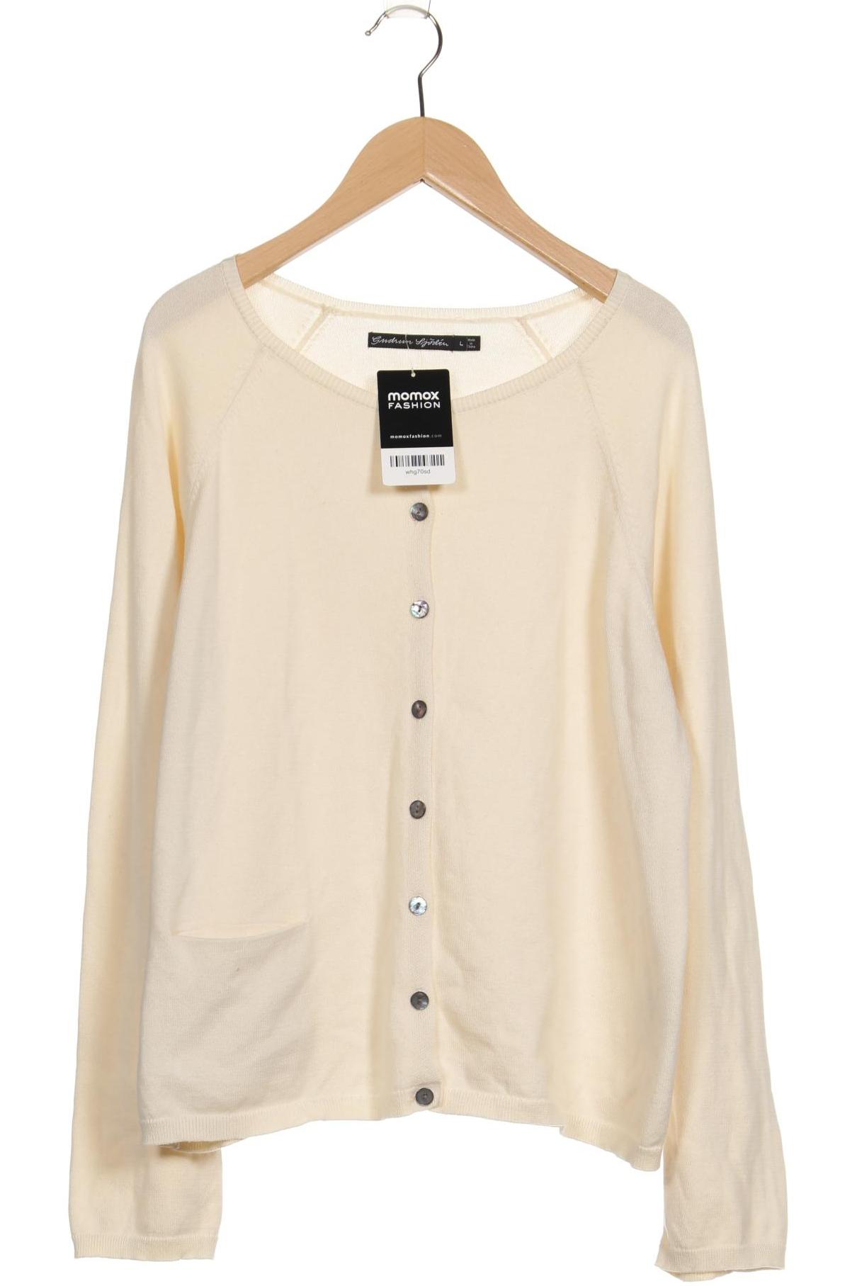 

Gudrun Sjödén Damen Strickjacke, cremeweiß, Gr. 42