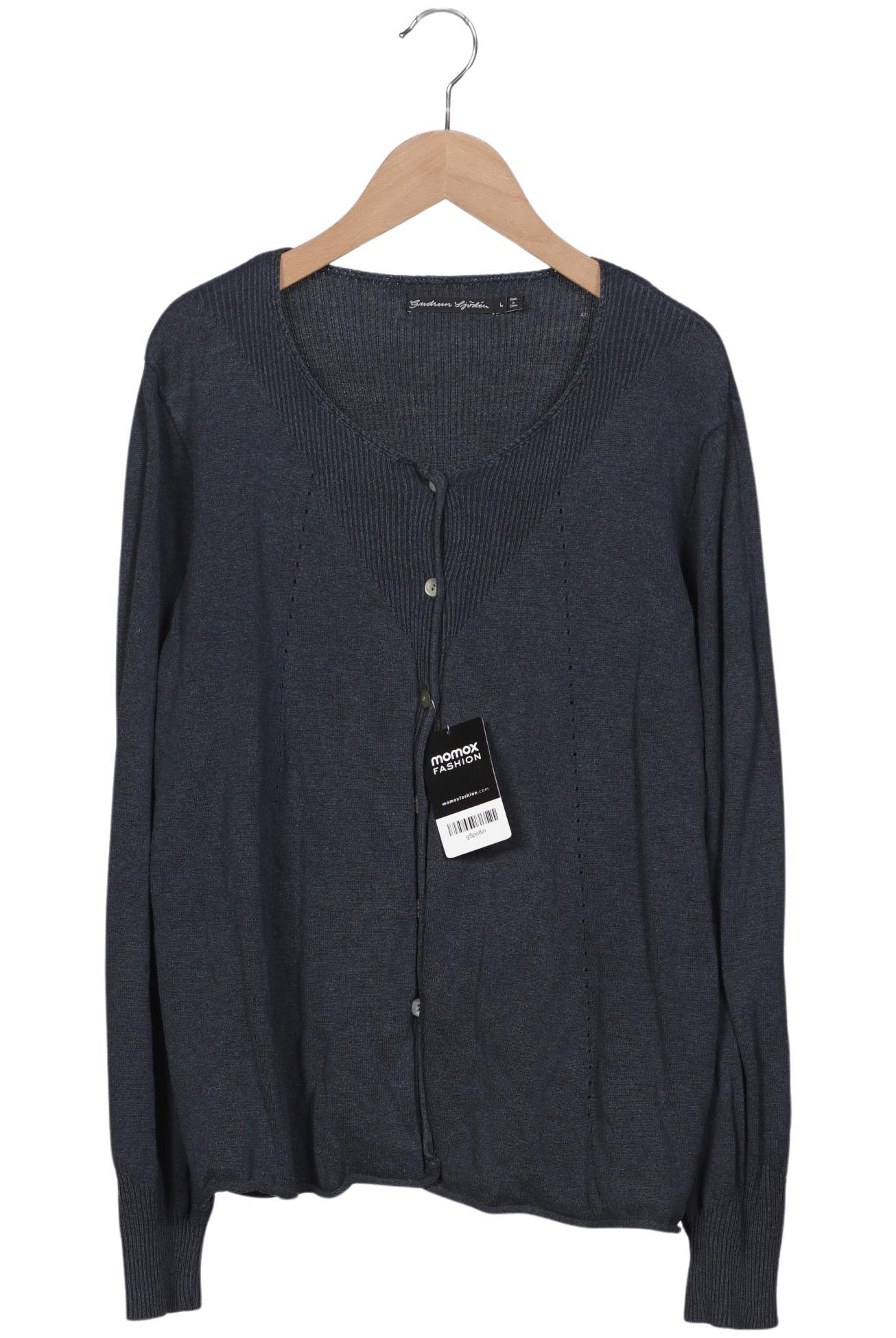 

Gudrun Sjödén Damen Strickjacke, marineblau, Gr. 42