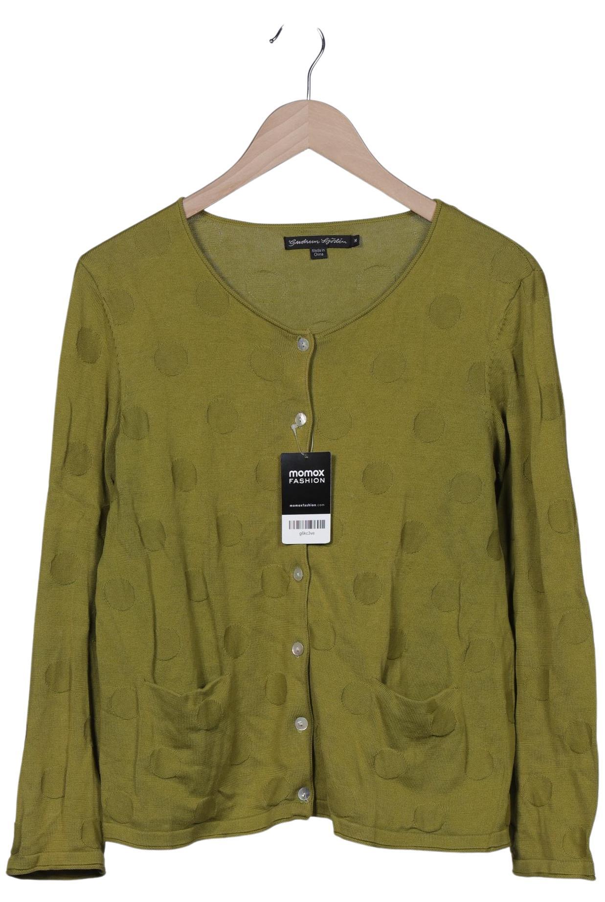 

Gudrun Sjödén Damen Strickjacke, grün, Gr. 38