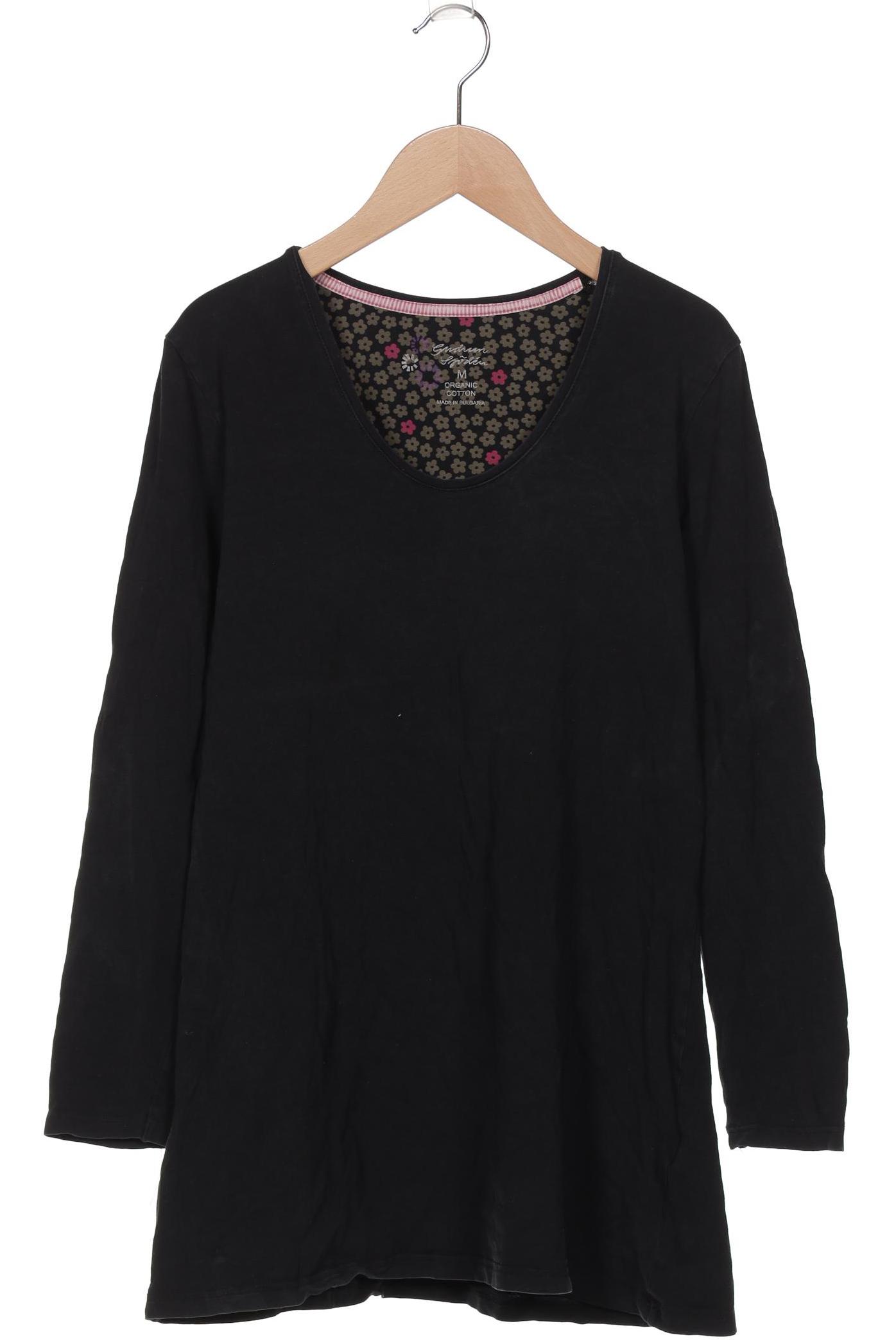 

Gudrun Sjödén Damen Langarmshirt, schwarz, Gr. 38